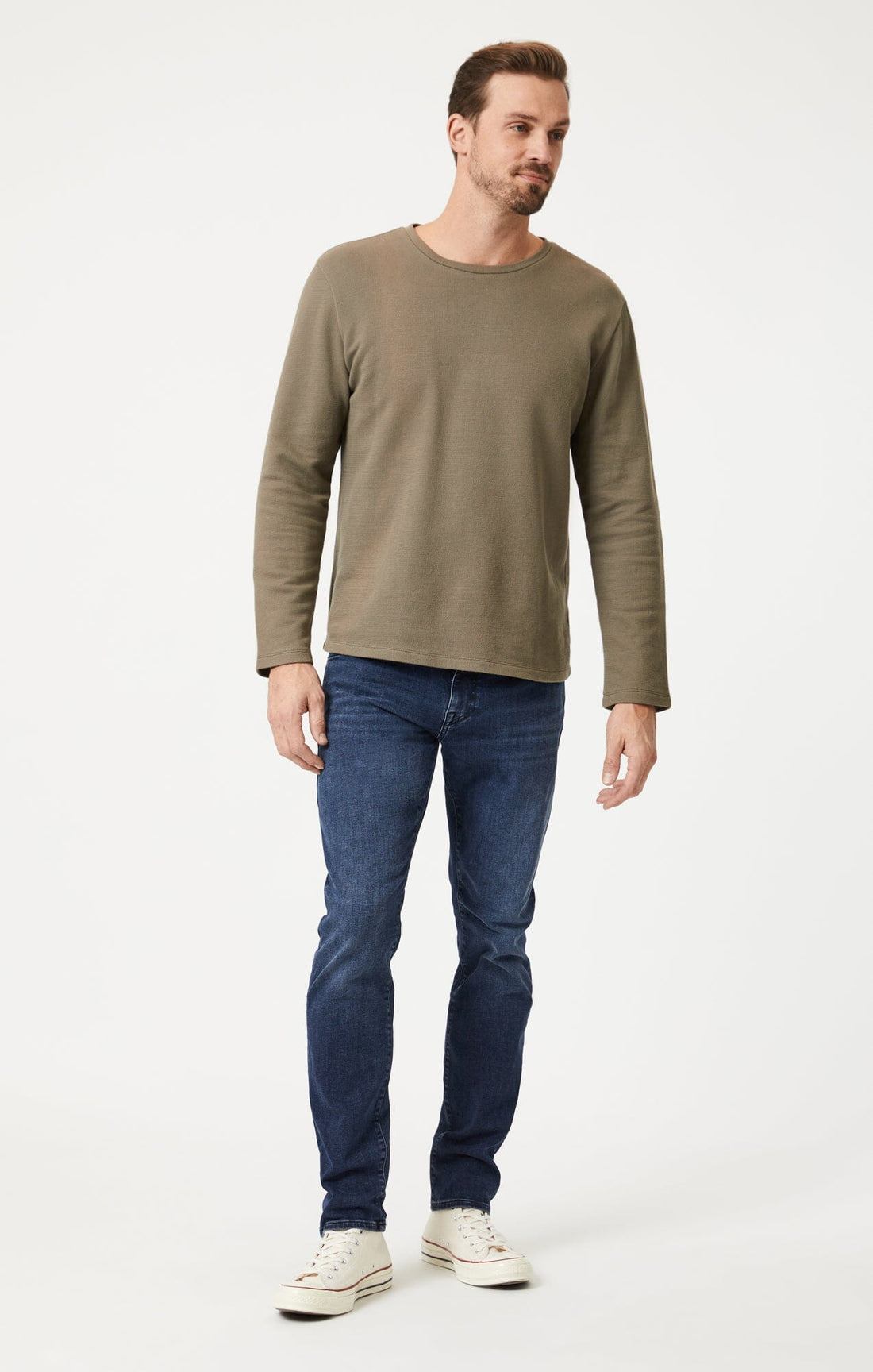Mavi Men's Jake Slim Leg In Mid Tonal Ink Williamsburg