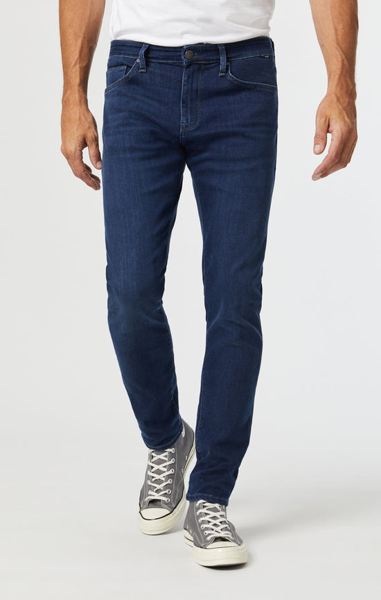 Mavi Men's James Skinny in Dark Blue SuperMove