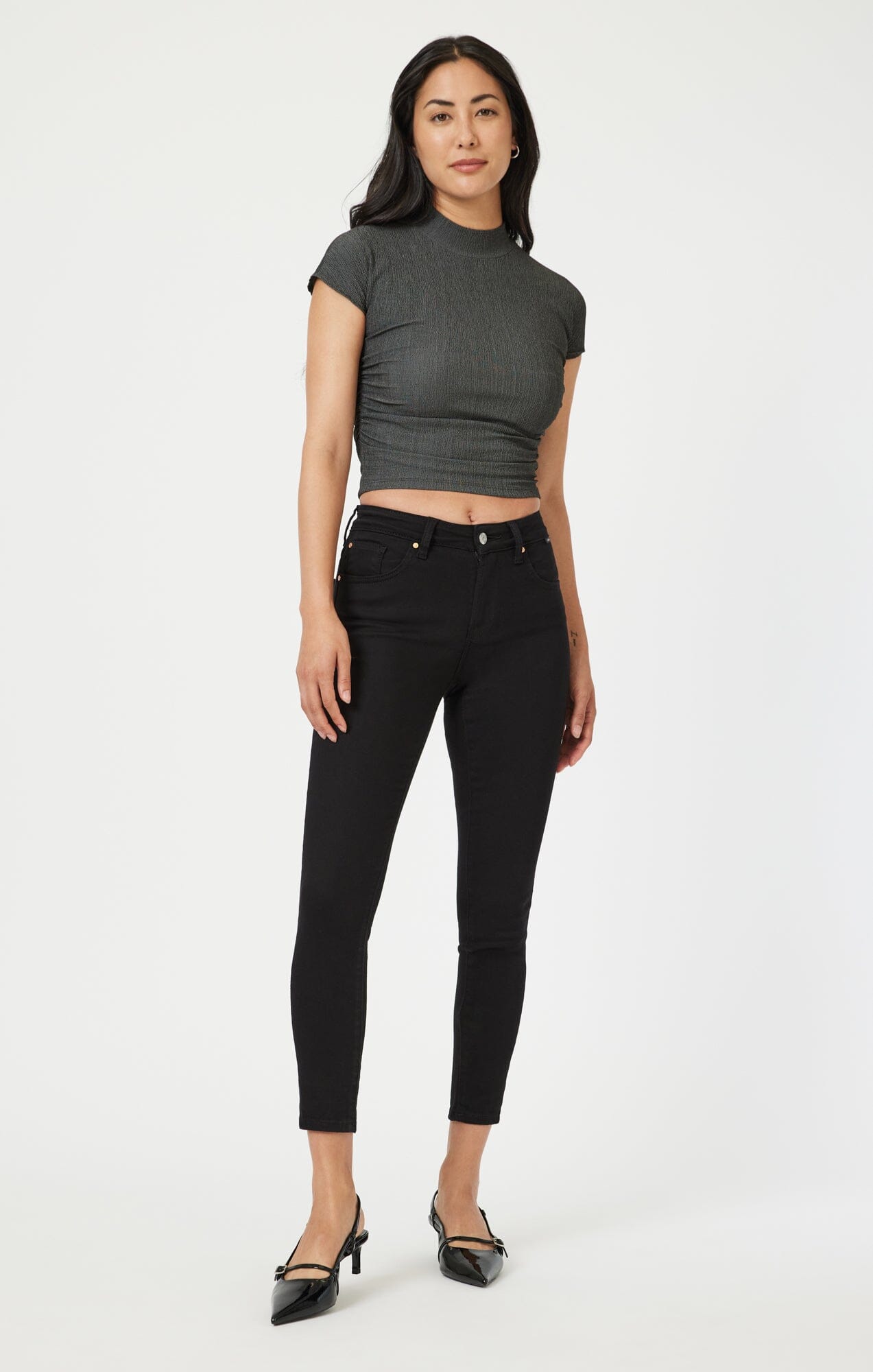 TESS SKINNY IN BLACK LA BLUE - Mavi Jeans