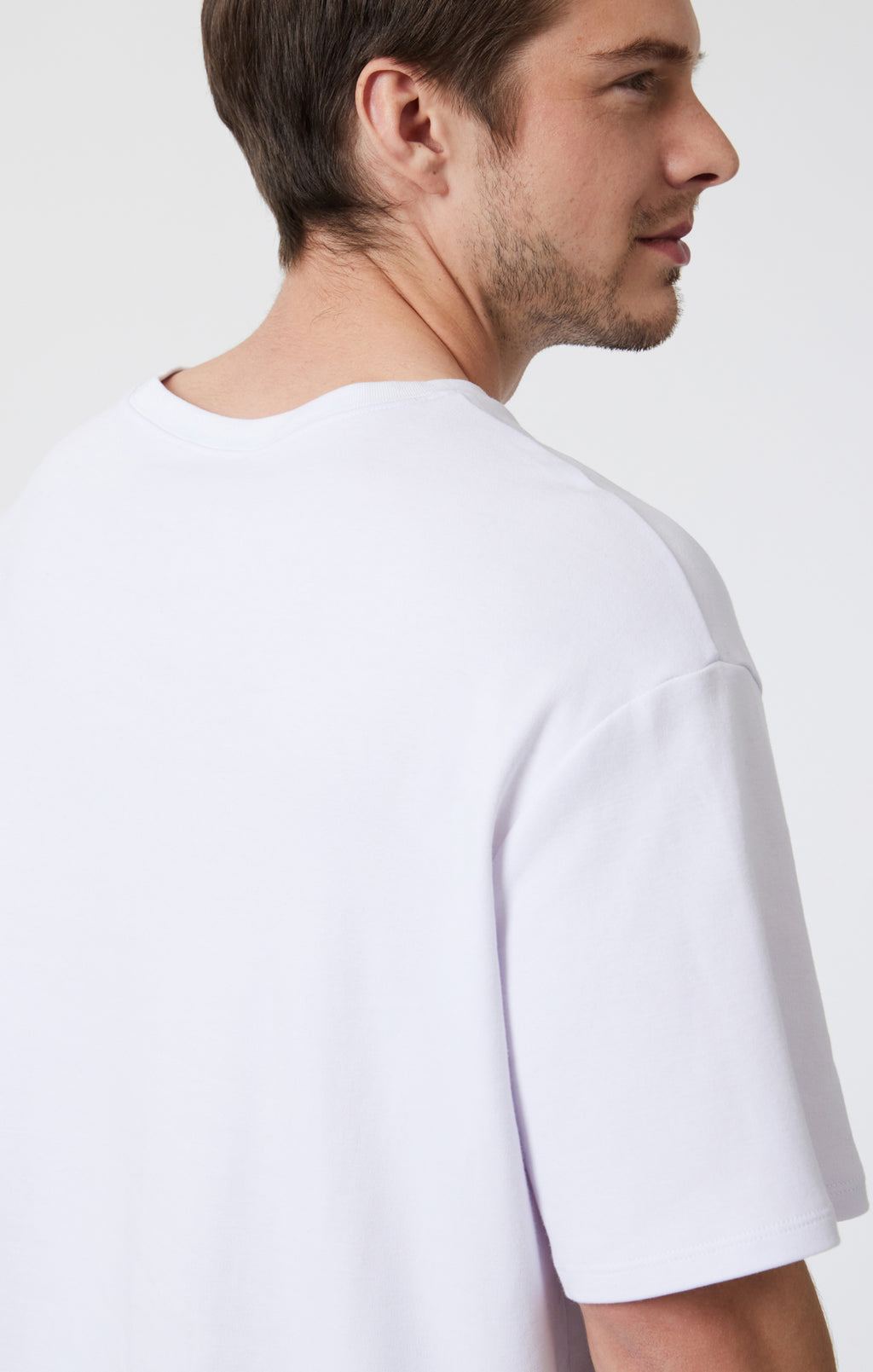 DROP SHOULDER T-SHIRT IN WHITE - Mavi Jeans