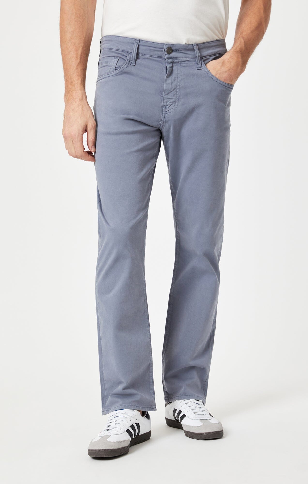 Buy Light Grey Straight Fit Mens Jeans Online