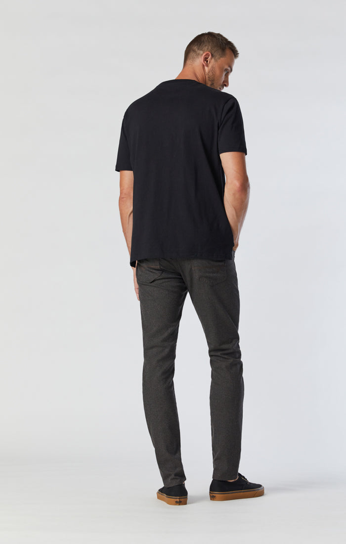MARCUS SLIM STRAIGHT LEG IN BROWN FEATHER TWEED - Mavi Jeans