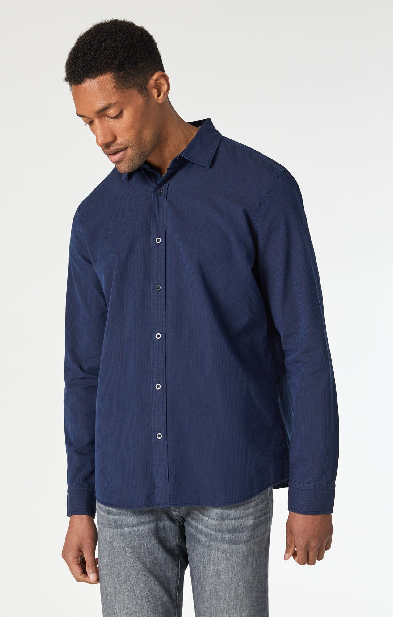 Mavi Men's Stripe Shirt In Indigo