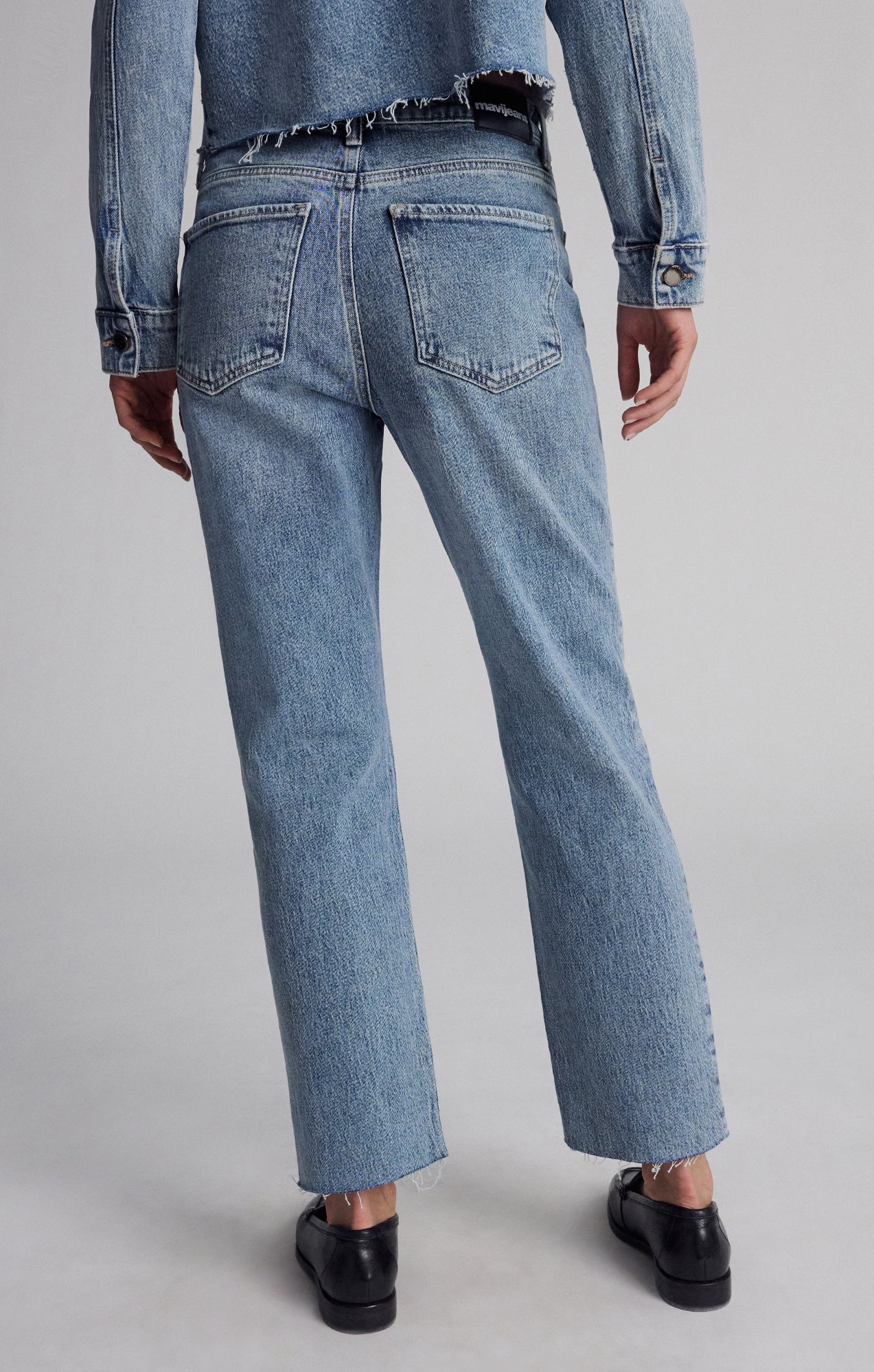 NEW YORK STRAIGHT LEG IN SHINY MID DENIM - Mavi Jeans