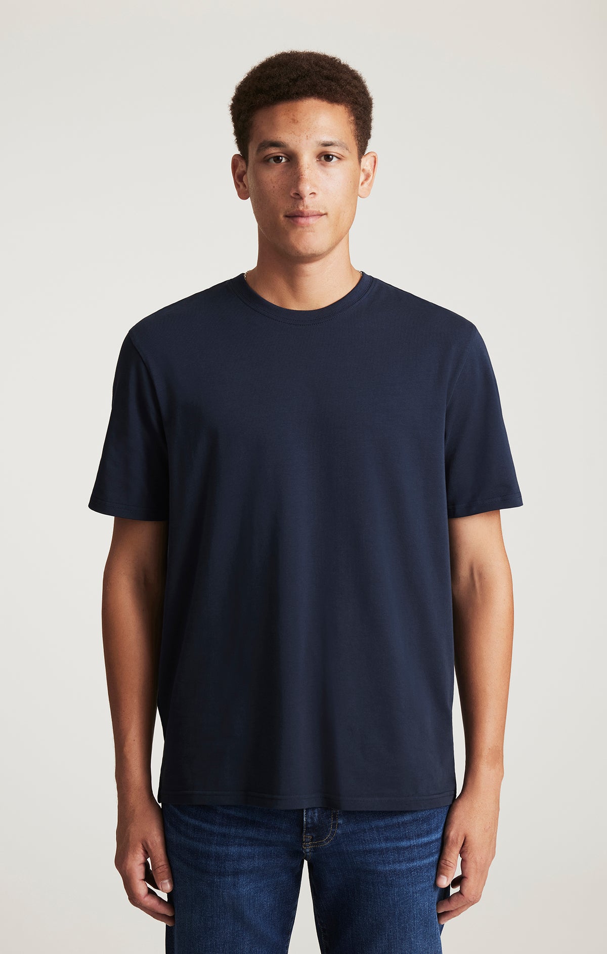 CREW NECK T-SHIRT IN TOTAL ECLIPSE - Mavi Jeans