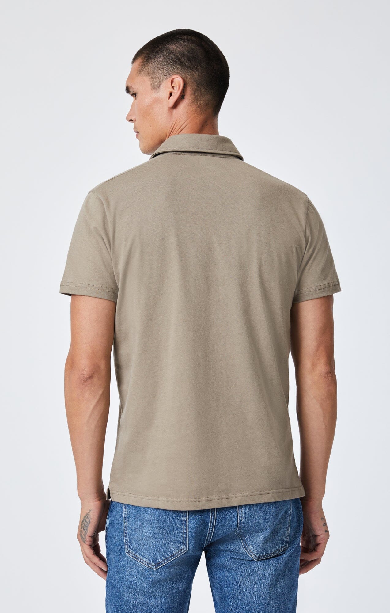 POLO SHIRT IN WALNUT - Mavi Jeans