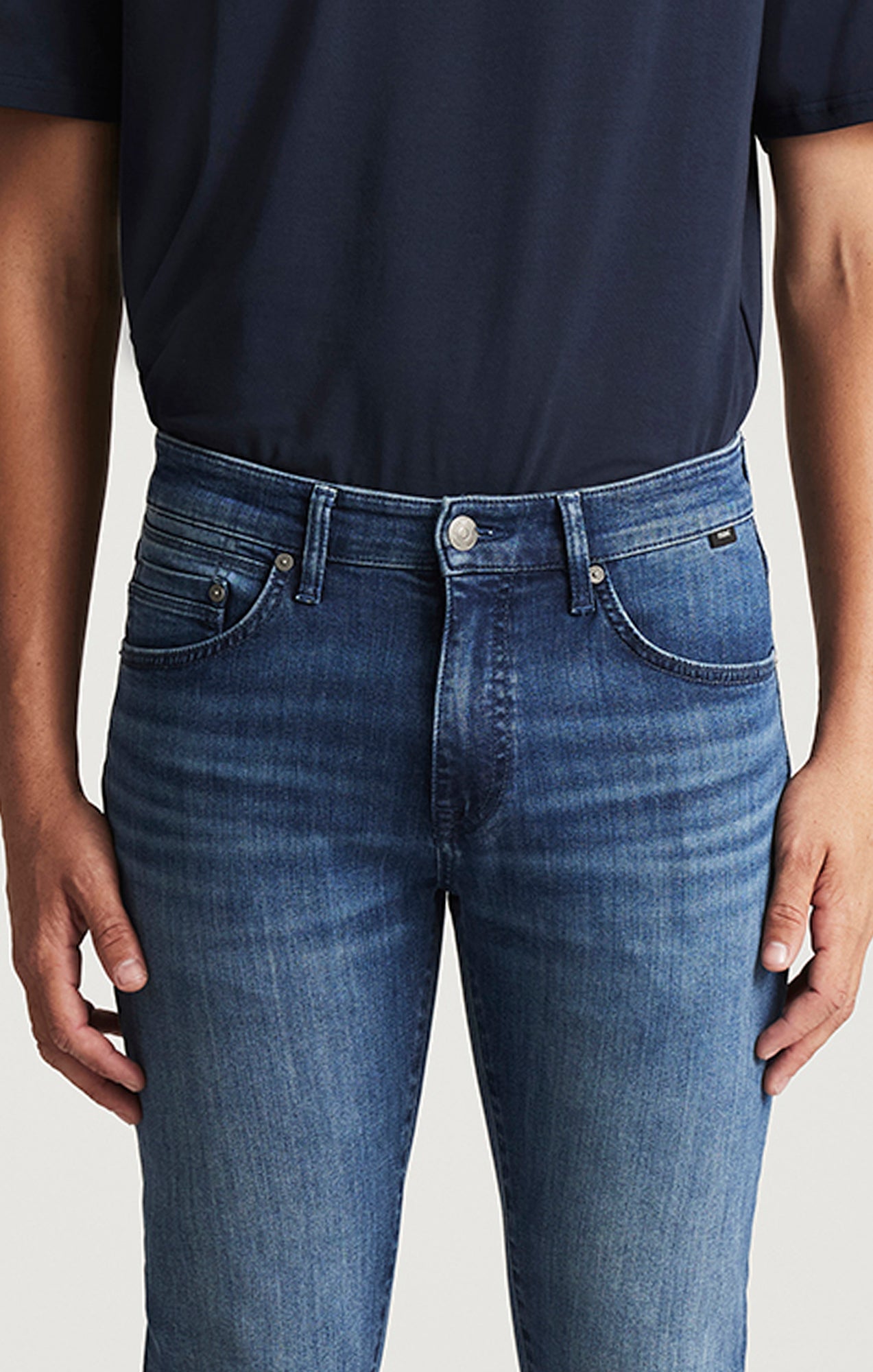 JAKE SLIM LEG IN MID BRUSHED WILLIAMSBURG - Mavi Jeans