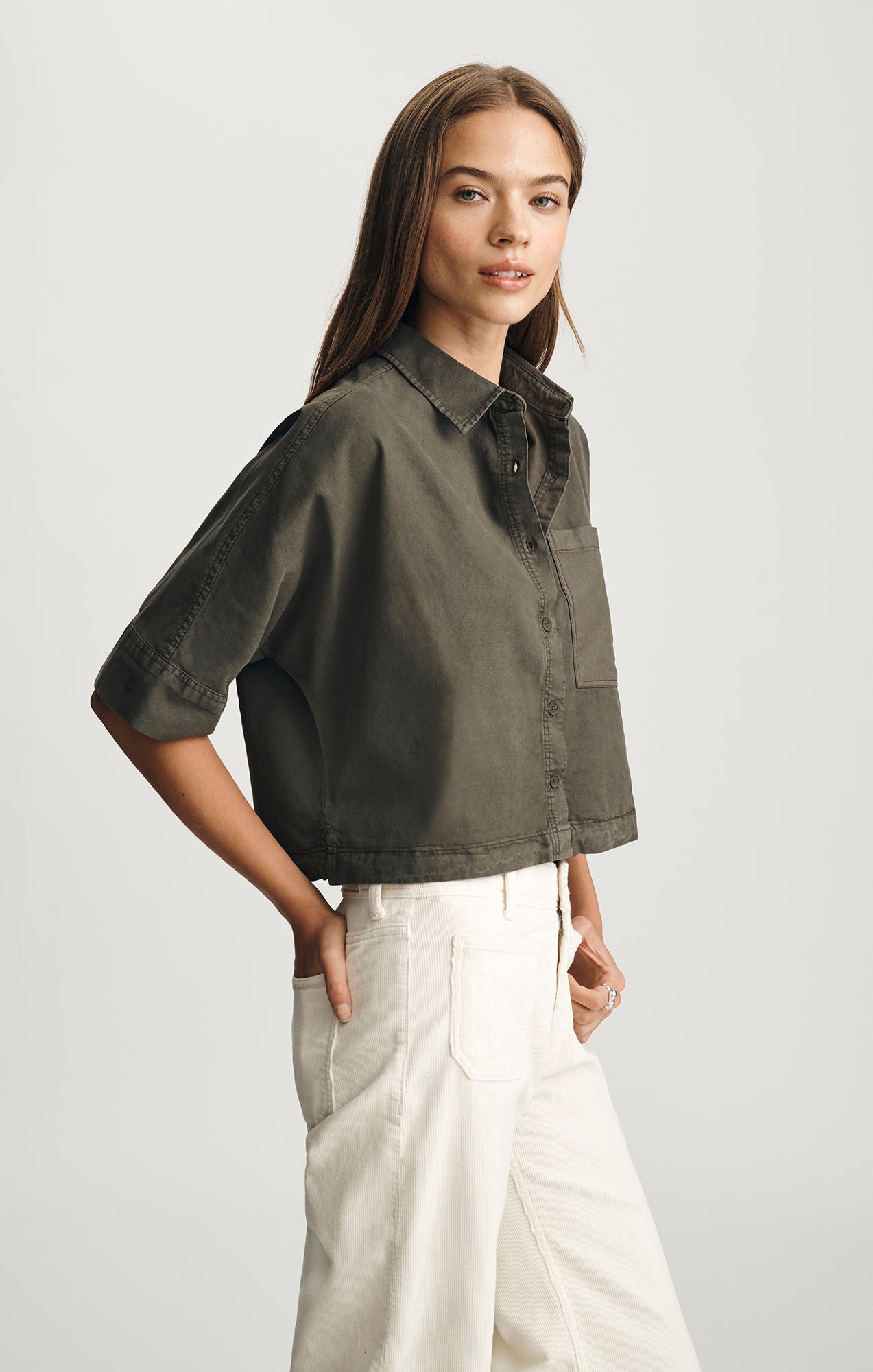 EDITION SHORT SLEEVE BUTTON-UP SHIRT IN KAMBABA - Mavi Jeans