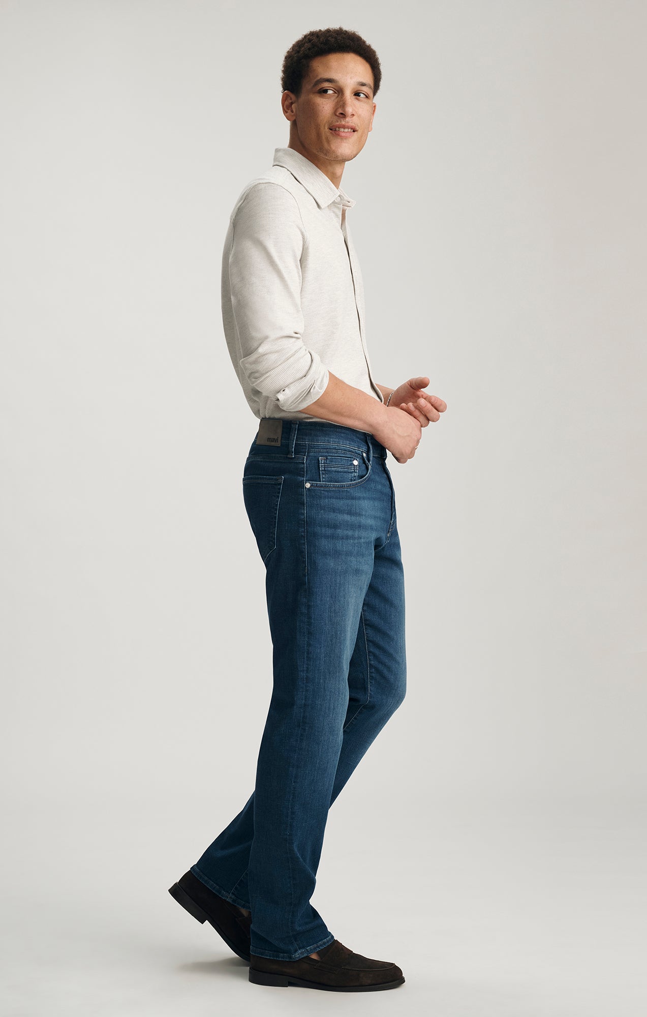 MATT RELAXED STRAIGHT LEG IN DARK BRUSHED ORGANIC VINTAGE - Mavi Jeans