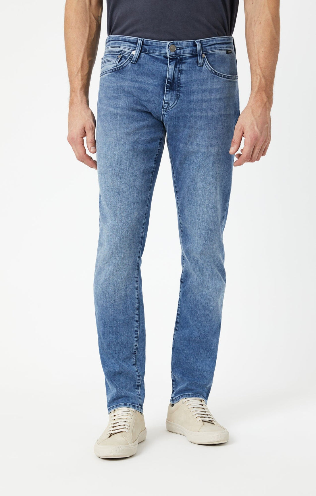 Mavi Men's Jake Slim Leg In Mid Brushed Williamsburg