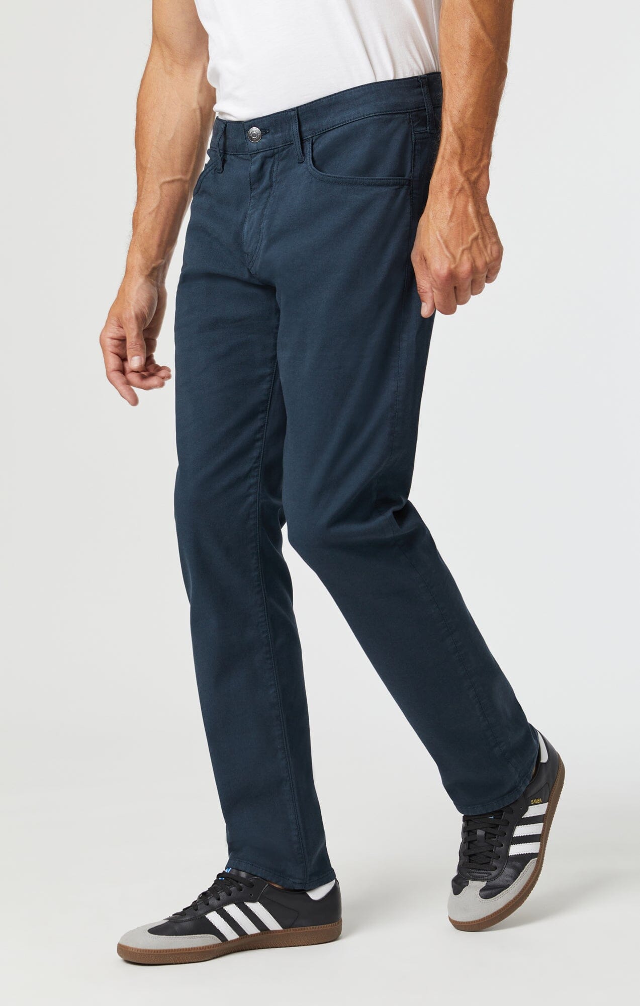 MARCUS SLIM STRAIGHT LEG IN DARK NAVY LUXE TWILL - Mavi Jeans