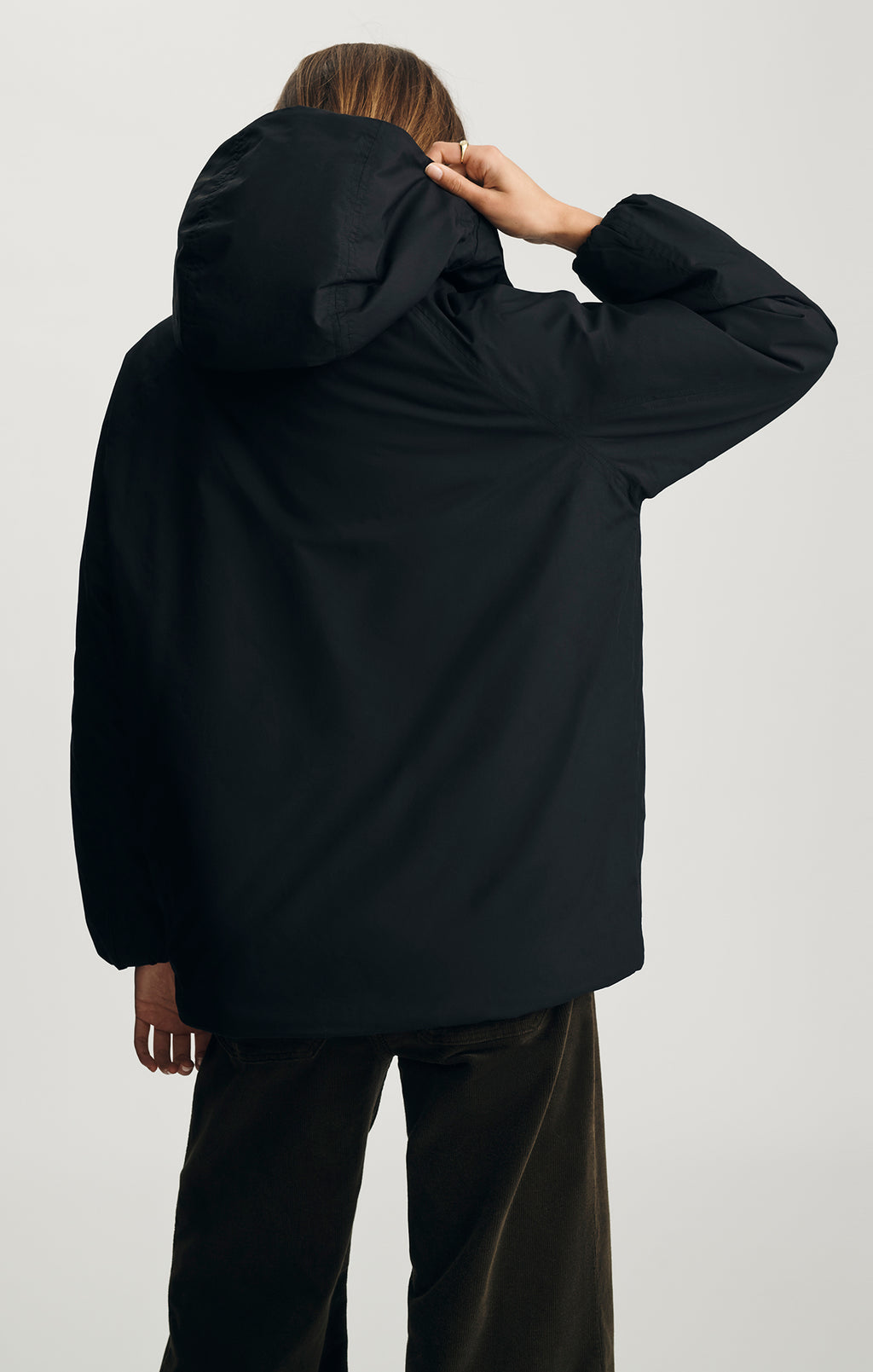 HOODED JACKET IN BLACK - Mavi Jeans