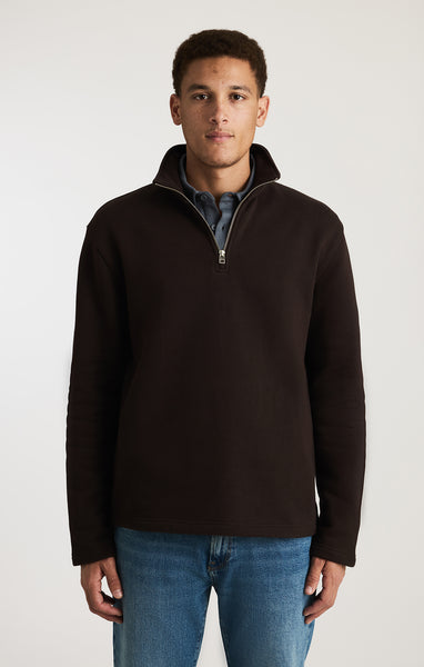 RATS ラッツ HALF ZIP SWEAT Mavi Men's Edition Half Zip Sweatshirt In Ganache – Mavi Jeans