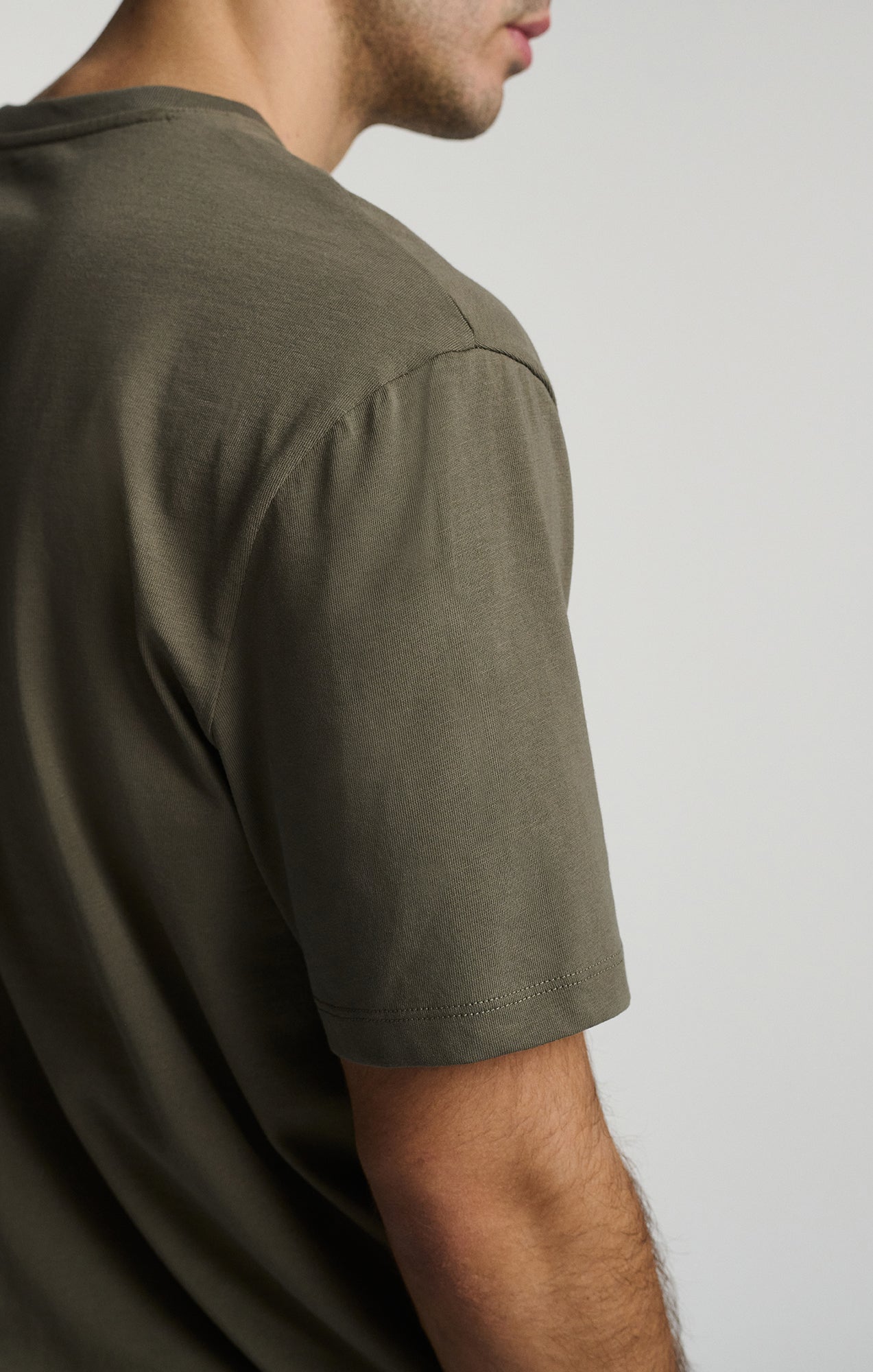 CLASSIC CREW NECK T-SHIRT IN BUNGEE CORD - Mavi Jeans
