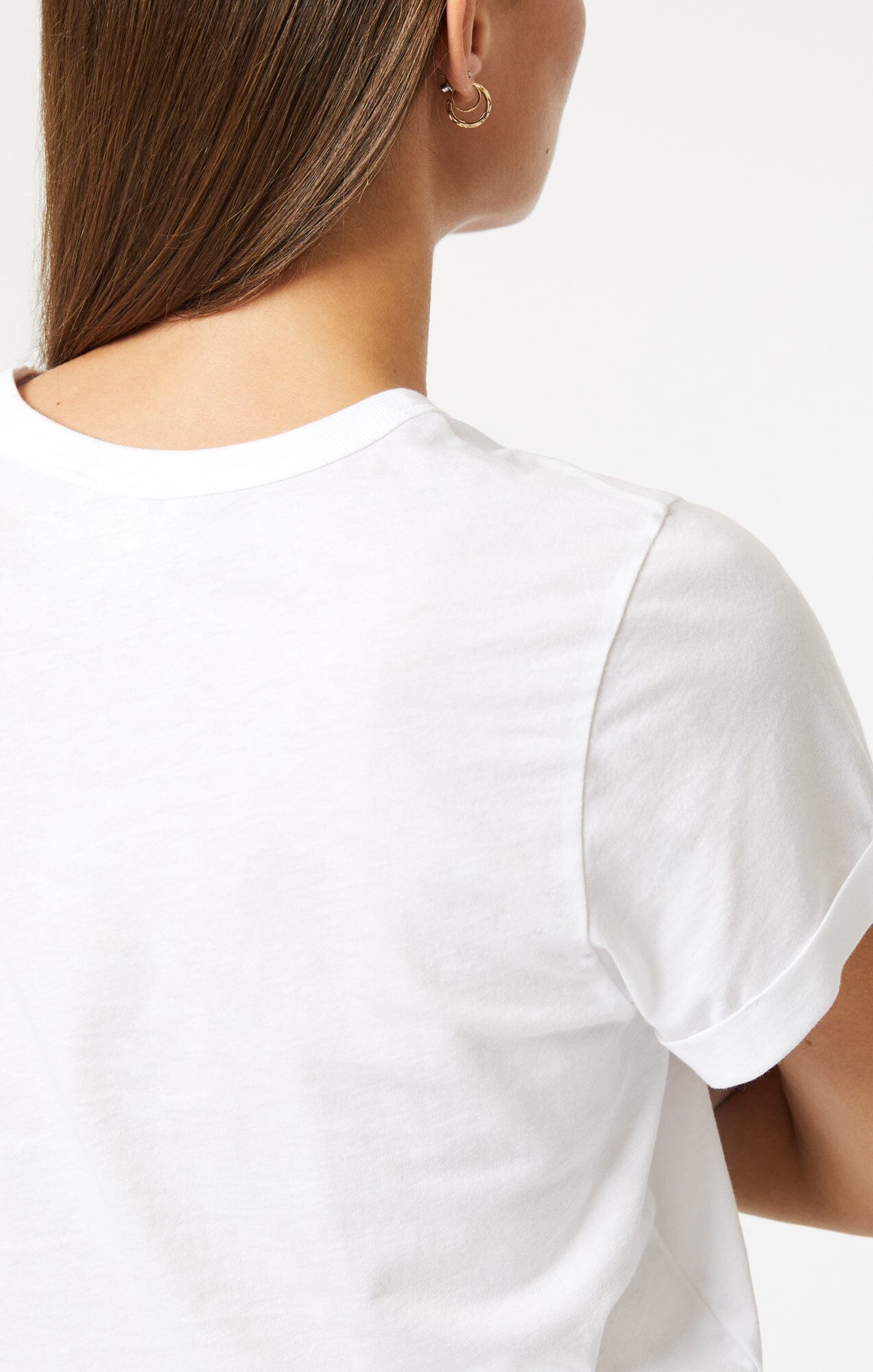 CROPPED T-SHIRT IN WHITE - Mavi Jeans
