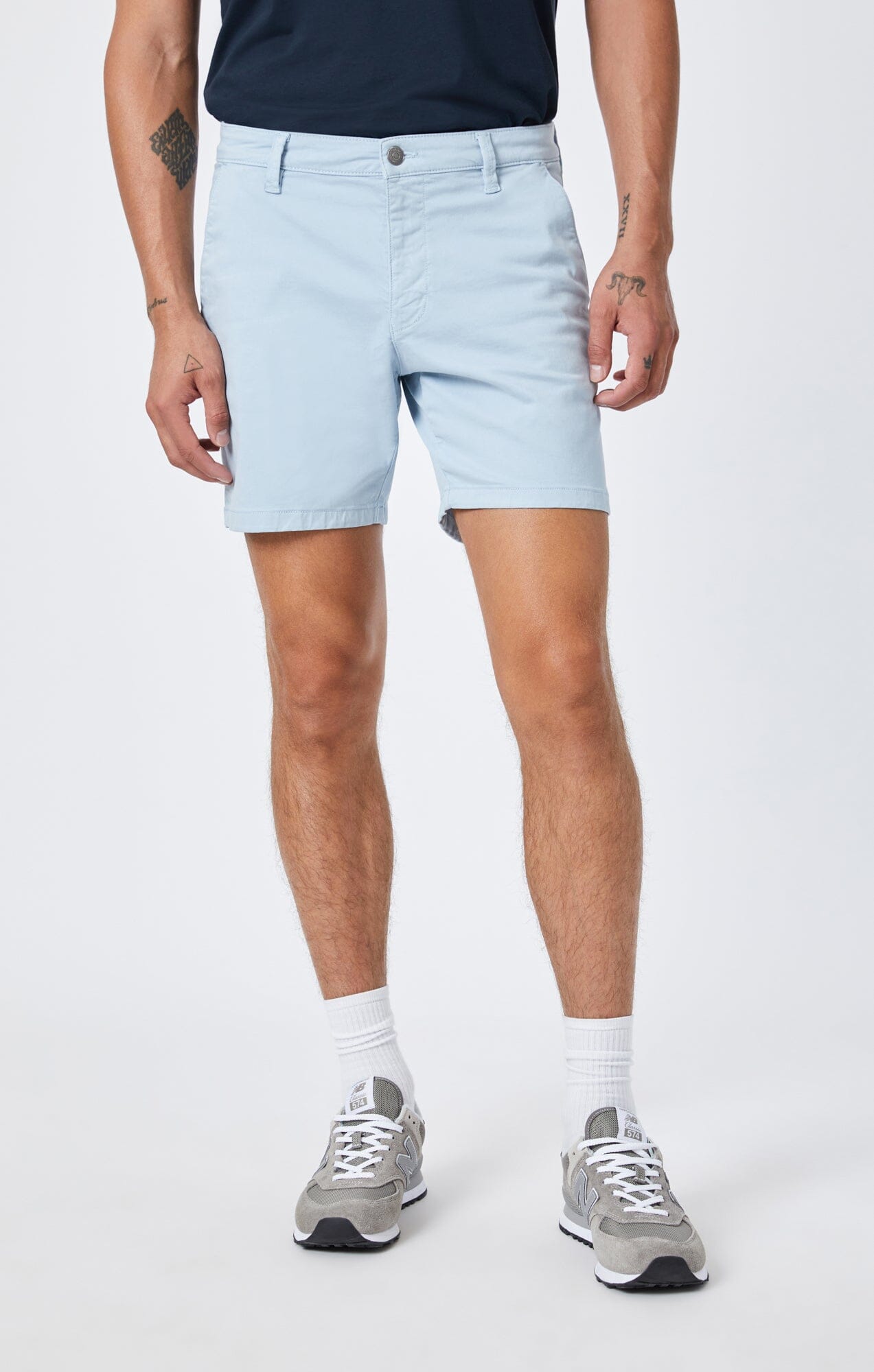 Joules Cruise Blue Mid Thigh Length Chino Shorts