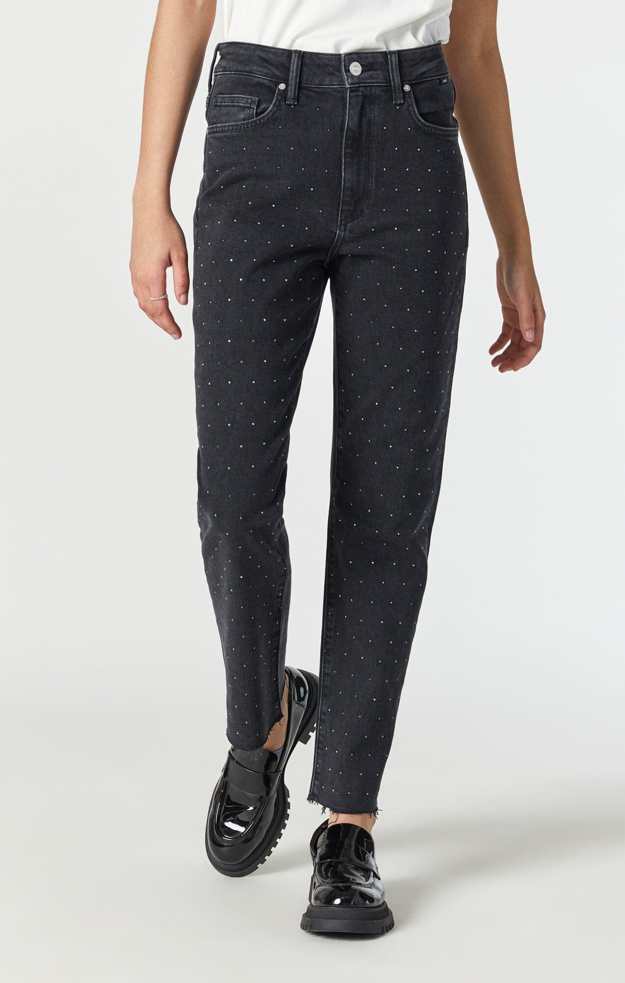 NEW YORK STRAIGHT LEG IN SHINY SMOKE DENIM - Mavi Jeans