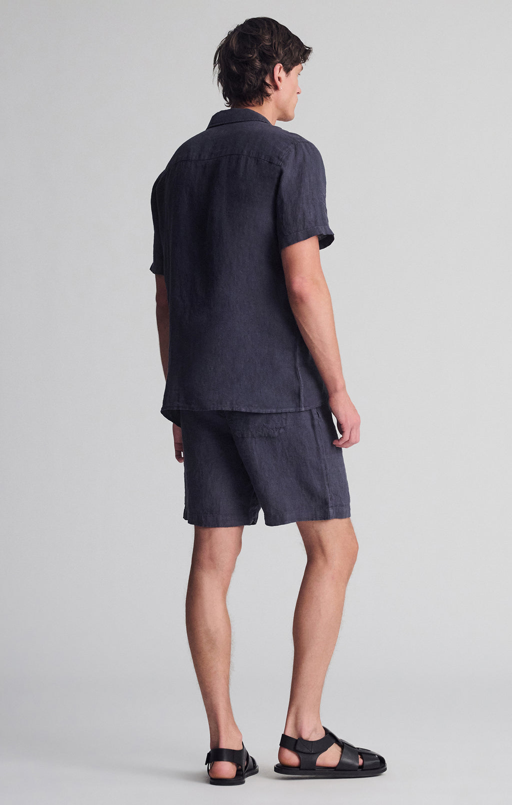 LINEN SHORT SLEEVE SHIRT IN PERISCOPE - Mavi Jeans