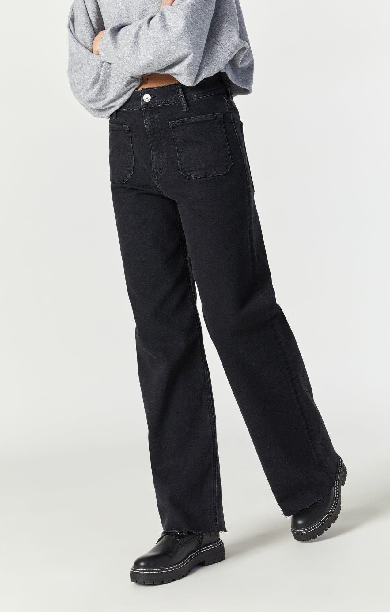 PALOMA MARINE WIDE LEG IN DEEP SMOKE FLEX BLUE - Mavi Jeans