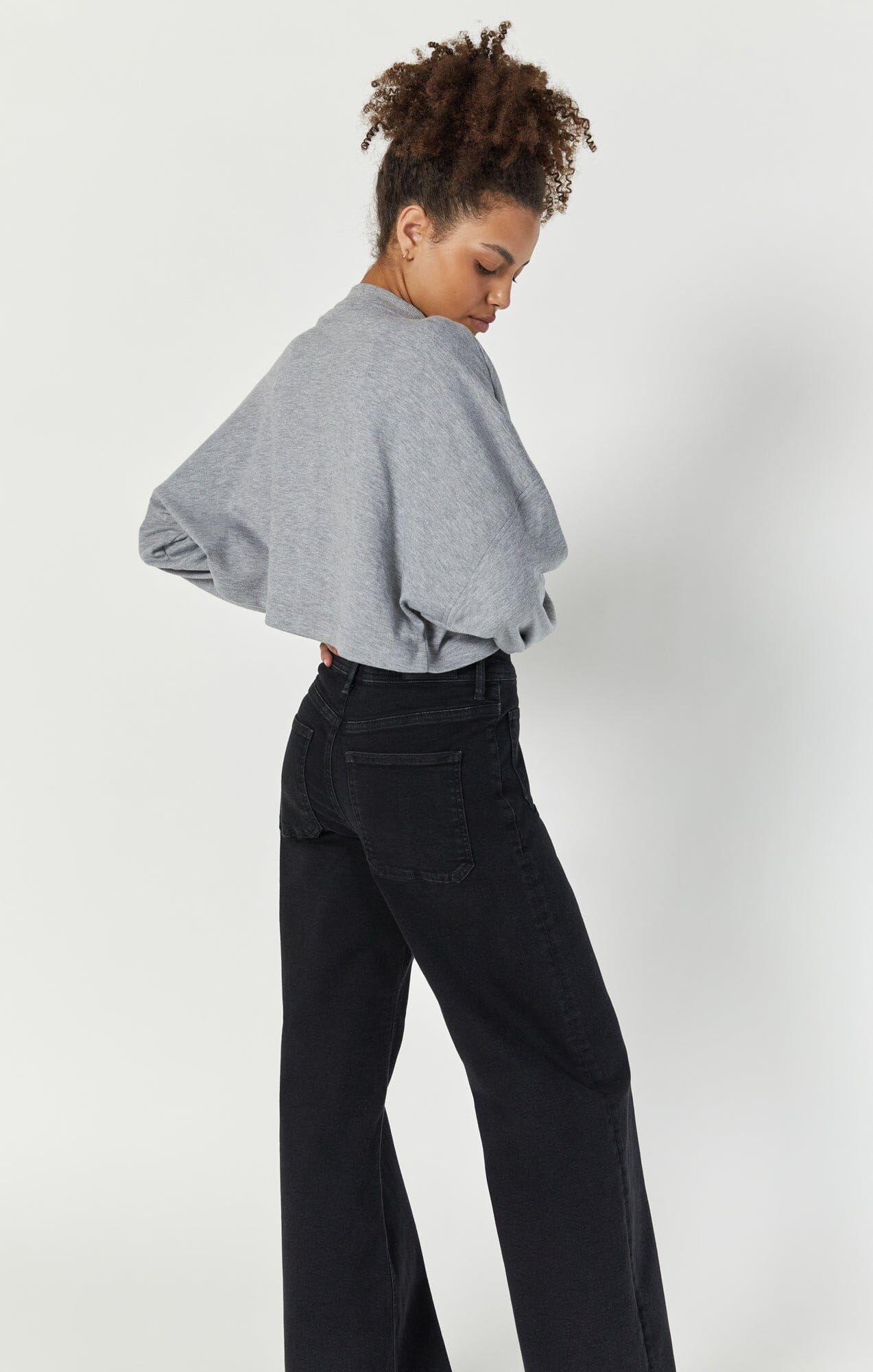 PALOMA MARINE WIDE LEG IN DEEP SMOKE FLEX BLUE - Mavi Jeans