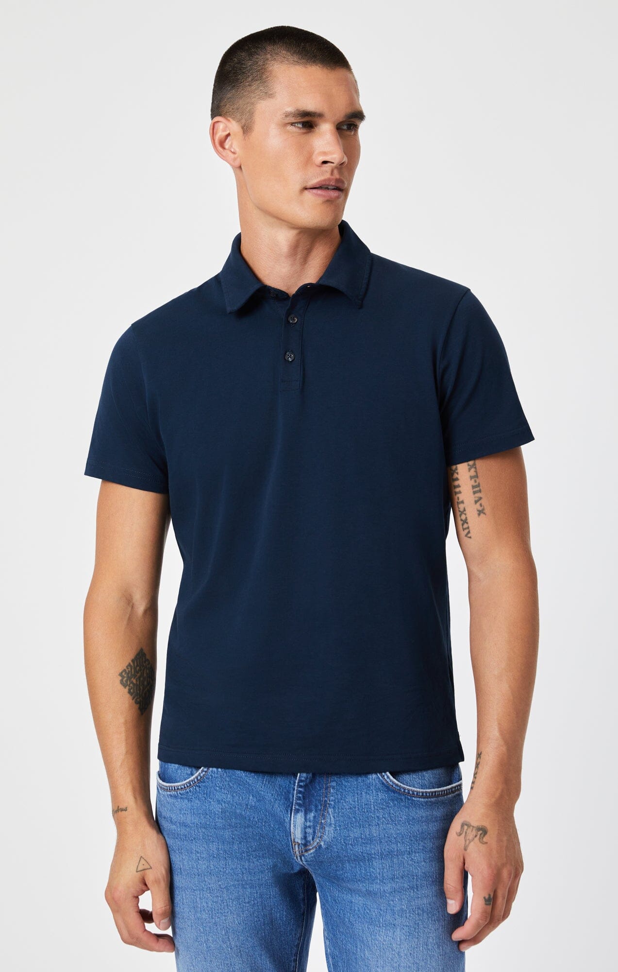 POLO SHIRT IN TOTAL ECLIPSE - Mavi Jeans