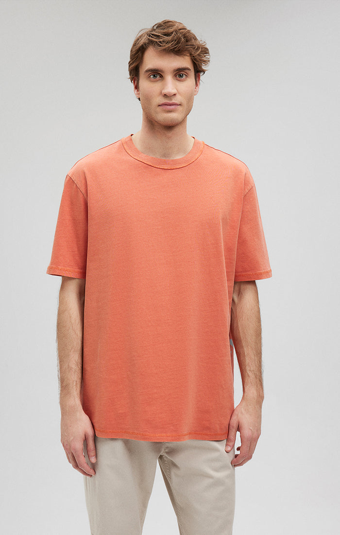CREW NECK T-SHIRT IN CARNELIAN - Mavi Jeans
