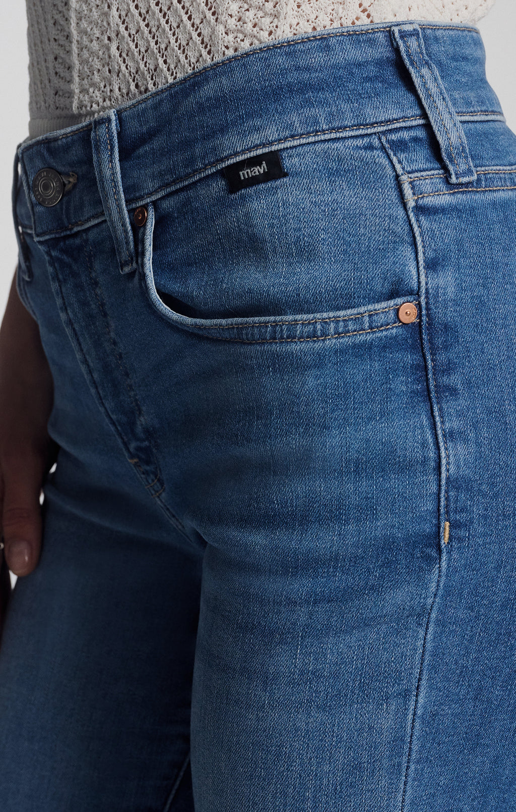 VICKY BOOTCUT IN MID BLUE FLEX BLUE - Mavi Jeans