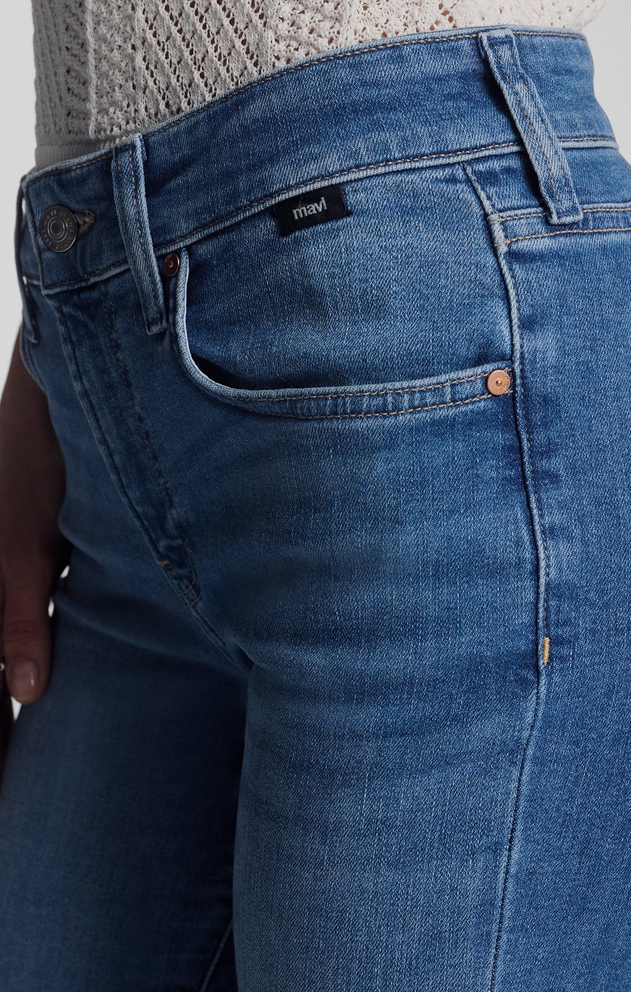 VICKY BOOTCUT IN MID BLUE FLEX BLUE - Mavi Jeans