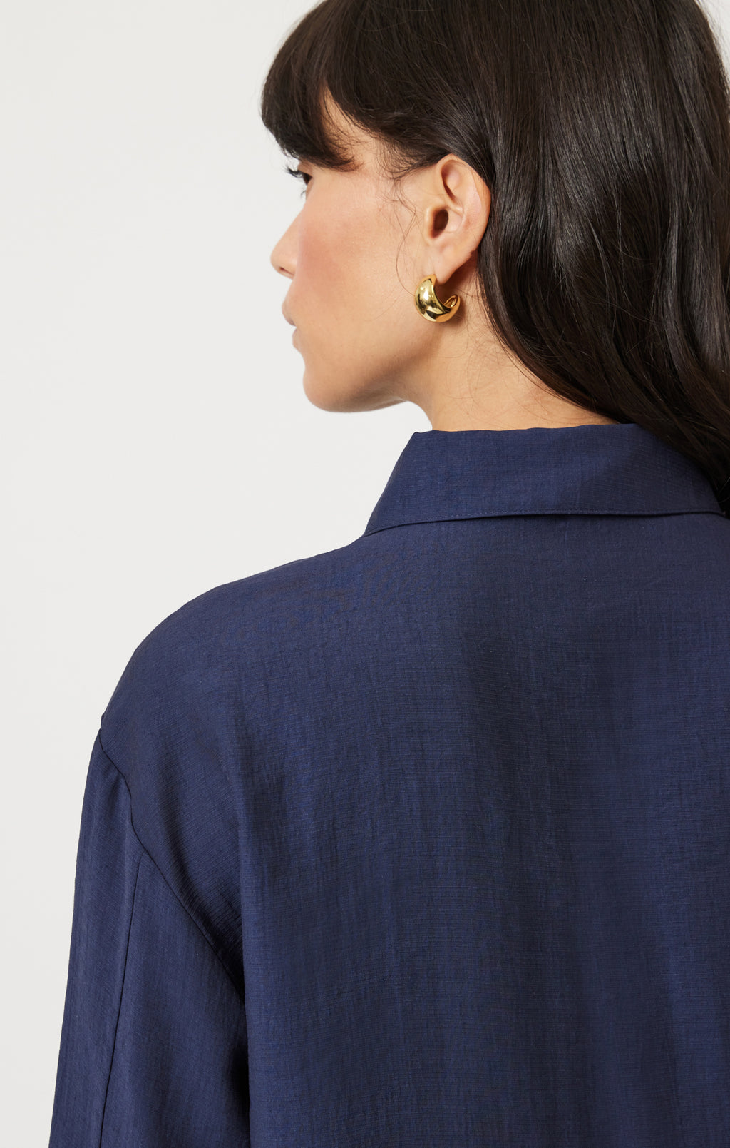 DOUBLE POCKET LONG SLEEVE SHIRT IN NAVAL ACADEMY - Mavi Jeans
