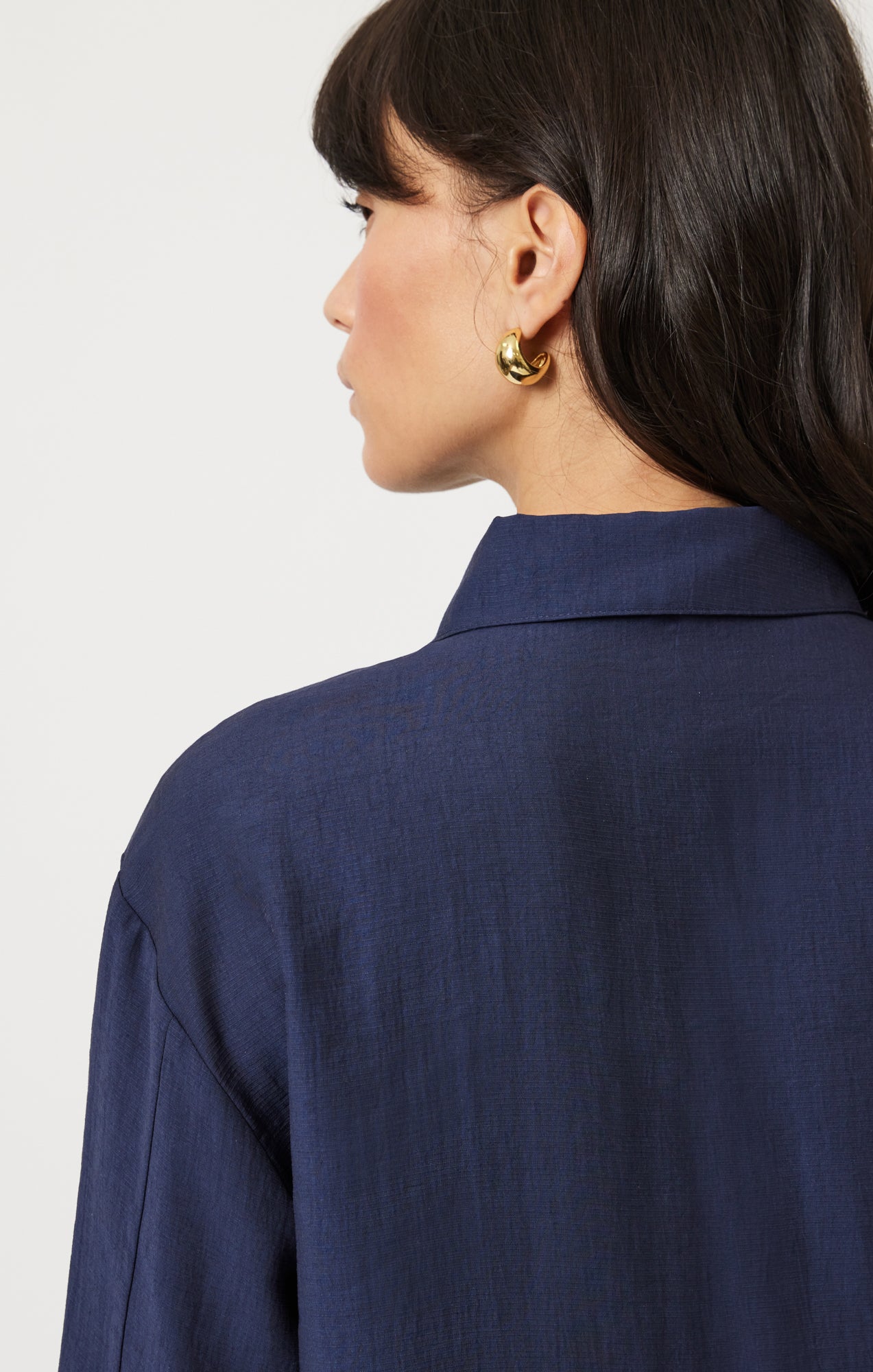DOUBLE POCKET LONG SLEEVE SHIRT IN NAVAL ACADEMY - Mavi Jeans