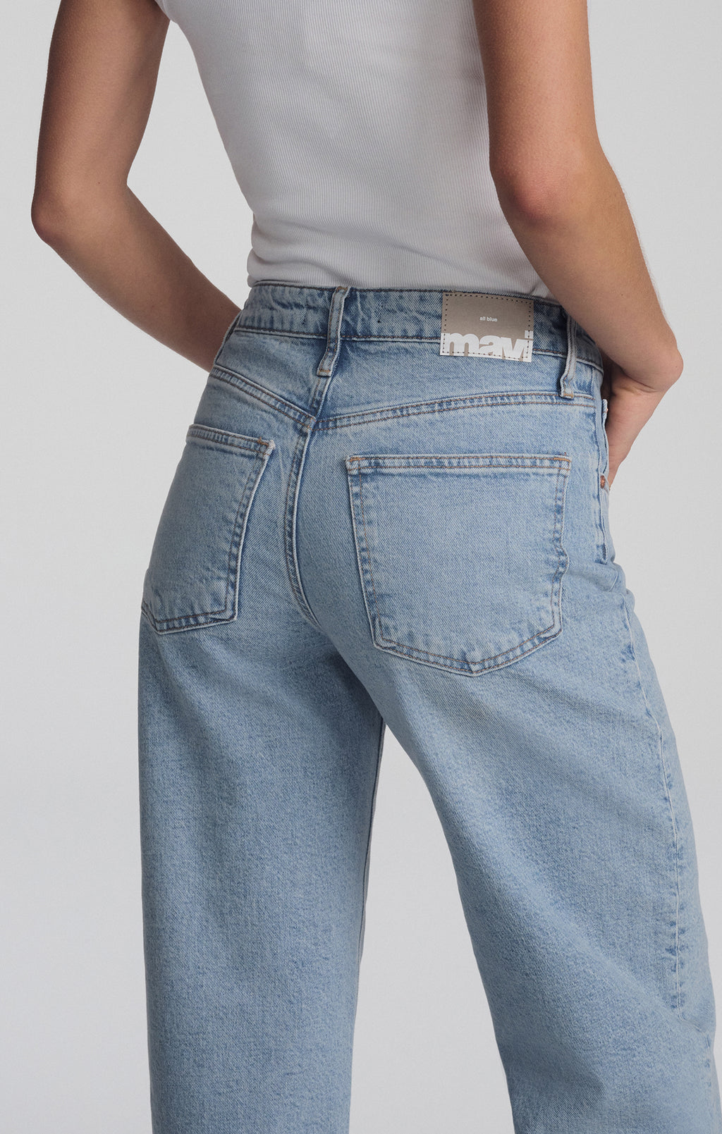 NICA BARREL IN LIGHT BRUSHED CLASSIC BLUE - Mavi Jeans