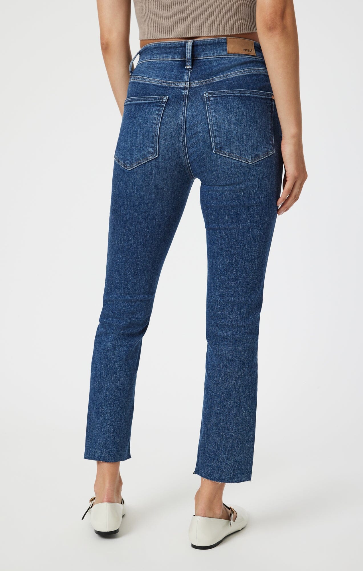 VIOLA STRAIGHT LEG IN DEEP FLEX BLUE - Mavi Jeans
