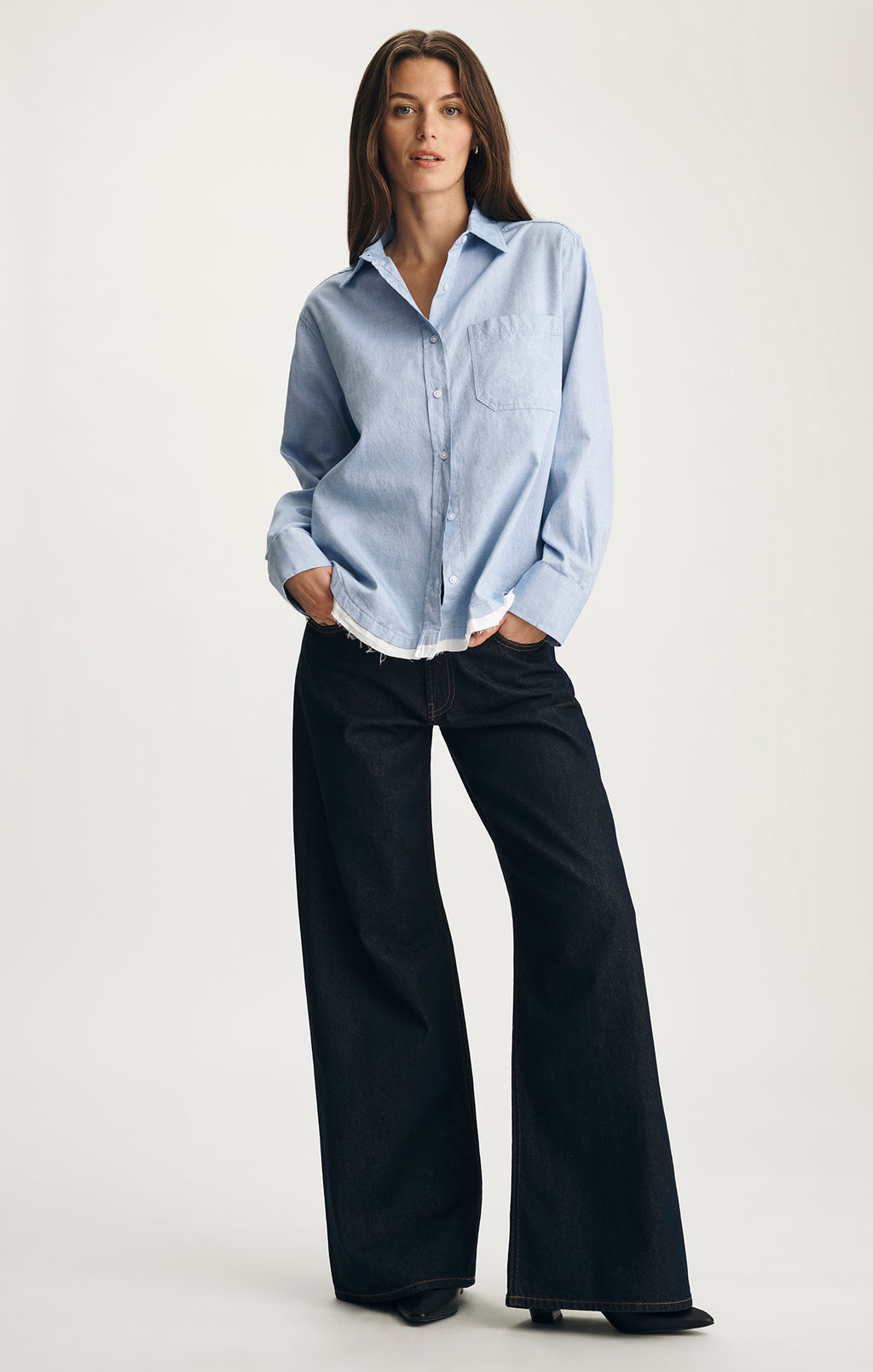 ONE POCKET BUTTON-UP SHIRT IN WINDSURFER