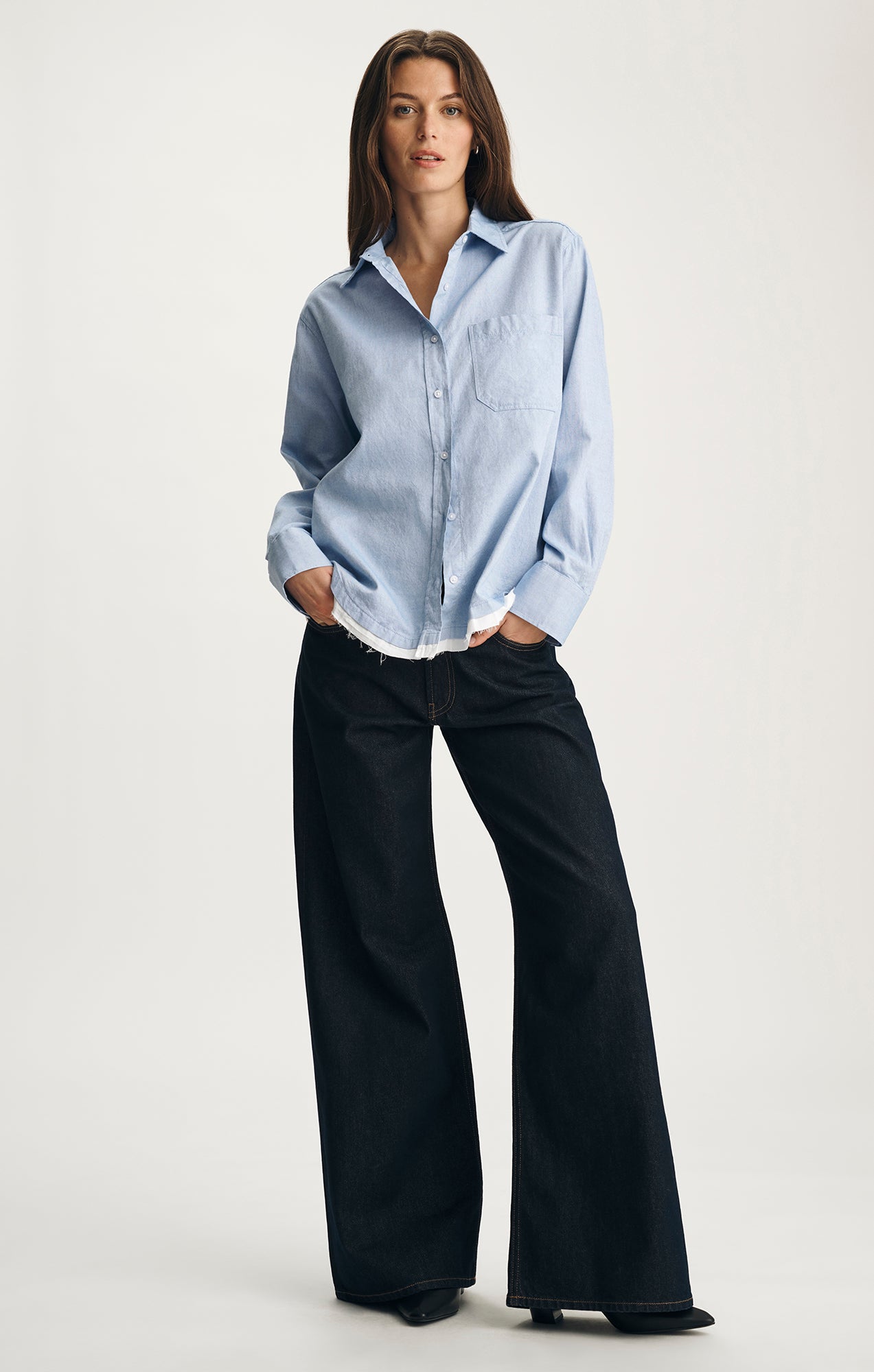 ONE POCKET BUTTON-UP SHIRT IN WINDSURFER