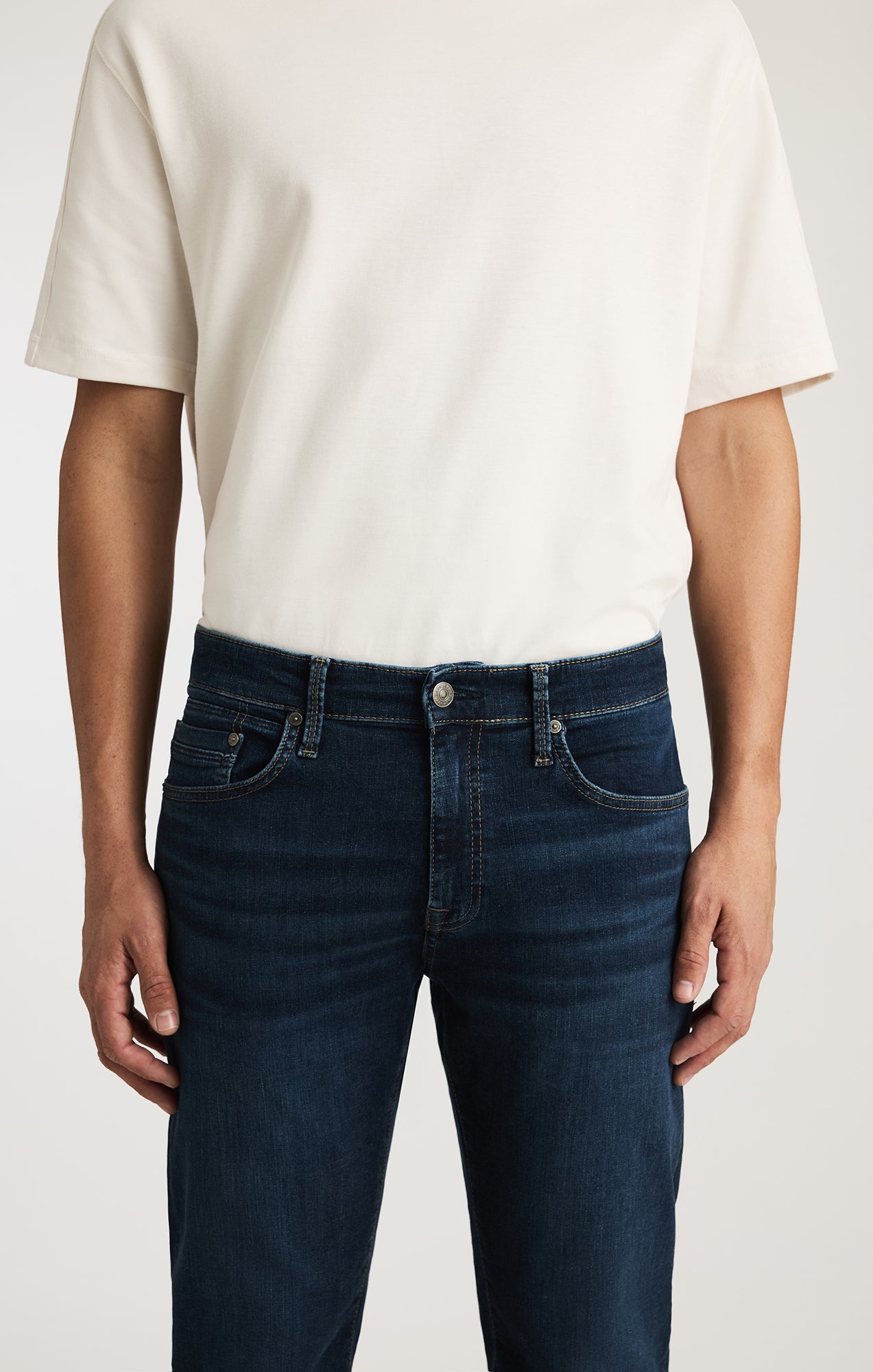 MARCUS SLIM STRAIGHT LEG IN DARK BRUSHED ORGANIC VINTAGE