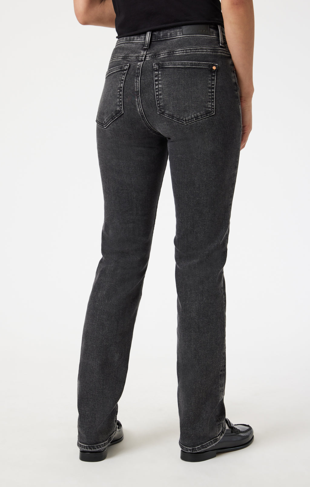 KENDRA STRAIGHT LEG IN SMOKE BRUSHED FLEX BLUE - Mavi Jeans