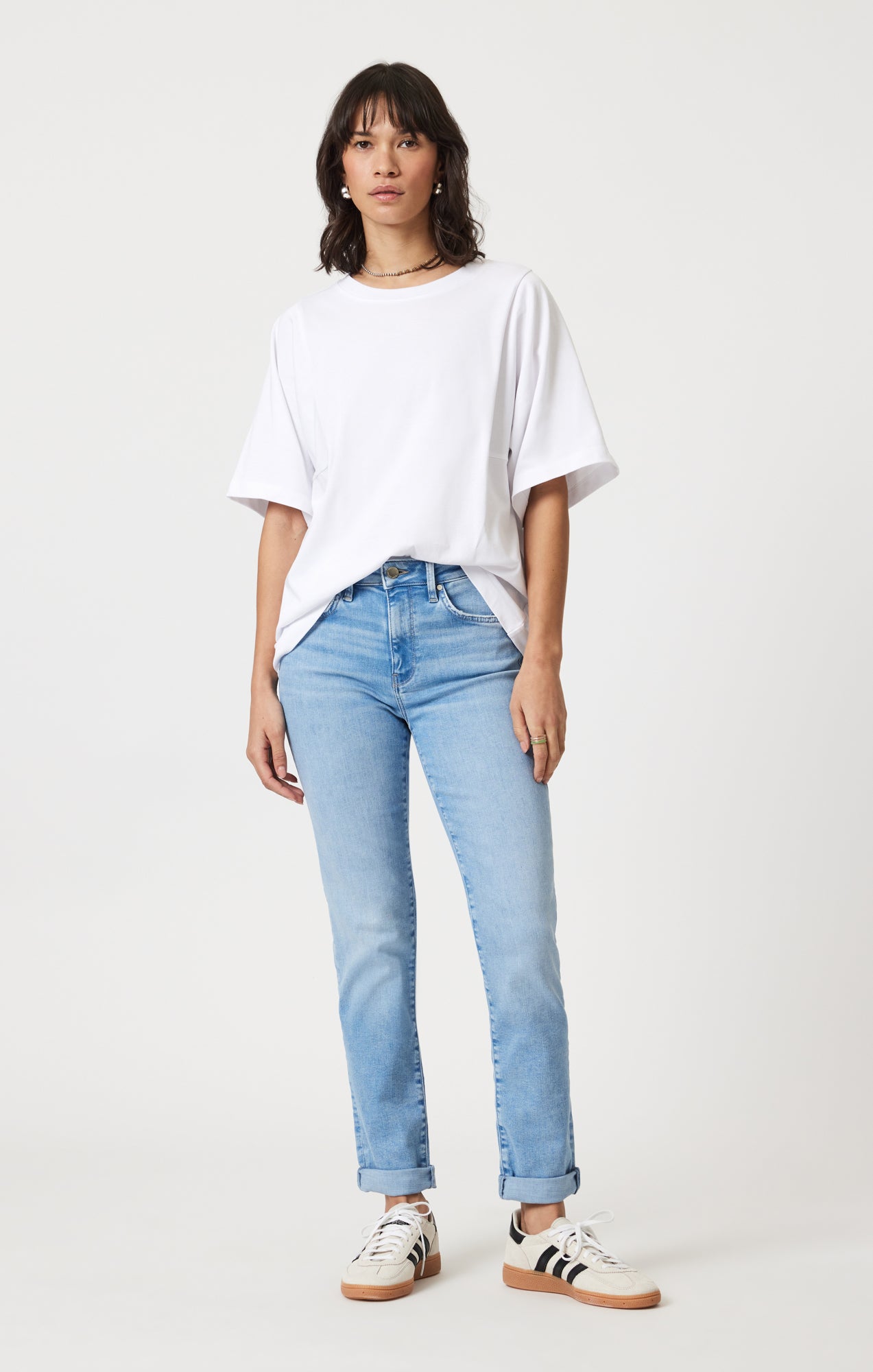 KATHLEEN SLIM BOYFRIEND IN LIGHT BLUE FEATHER BLUE - Mavi Jeans