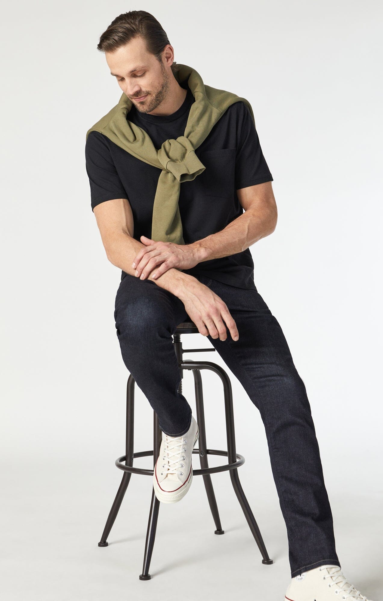 JAKE SLIM LEG IN RINSE PRO DARKTECH - Mavi Jeans