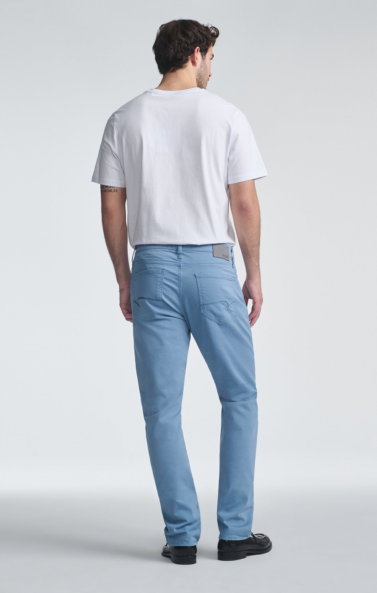 SHORT SLEEVE CREW NECK T-SHIRT IN WHITE - Mavi Jeans