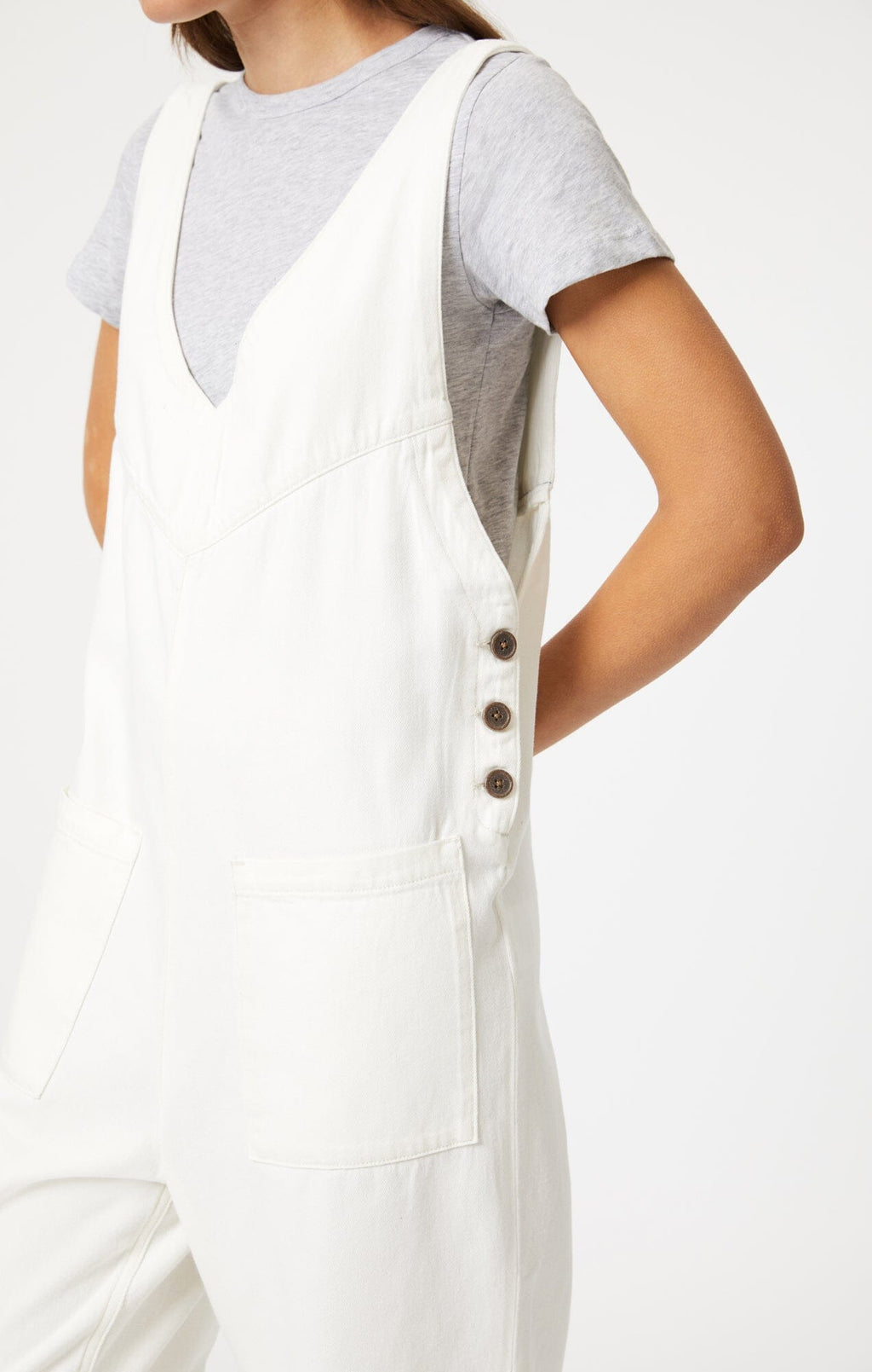 MYRA ROMPER IN OFF WHITE WELL BLUE - Mavi Jeans