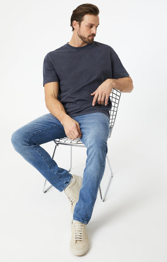 Mavi Men's Jake Slim Leg In Mid Brushed Williamsburg
