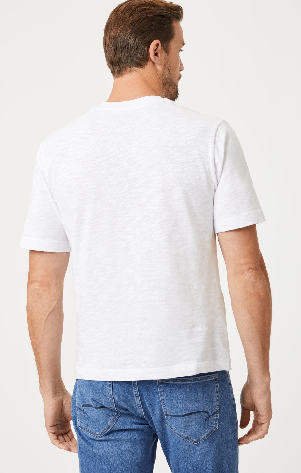 SHORT SLEEVE T-SHIRT IN WHITE - Mavi Jeans