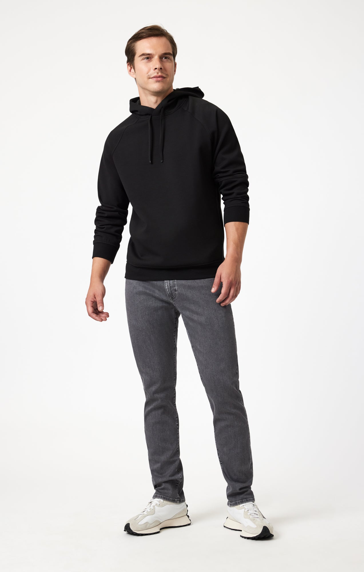 MARCUS SLIM STRAIGHT LEG IN LIGHT GREY SUPERMOVE - Mavi Jeans