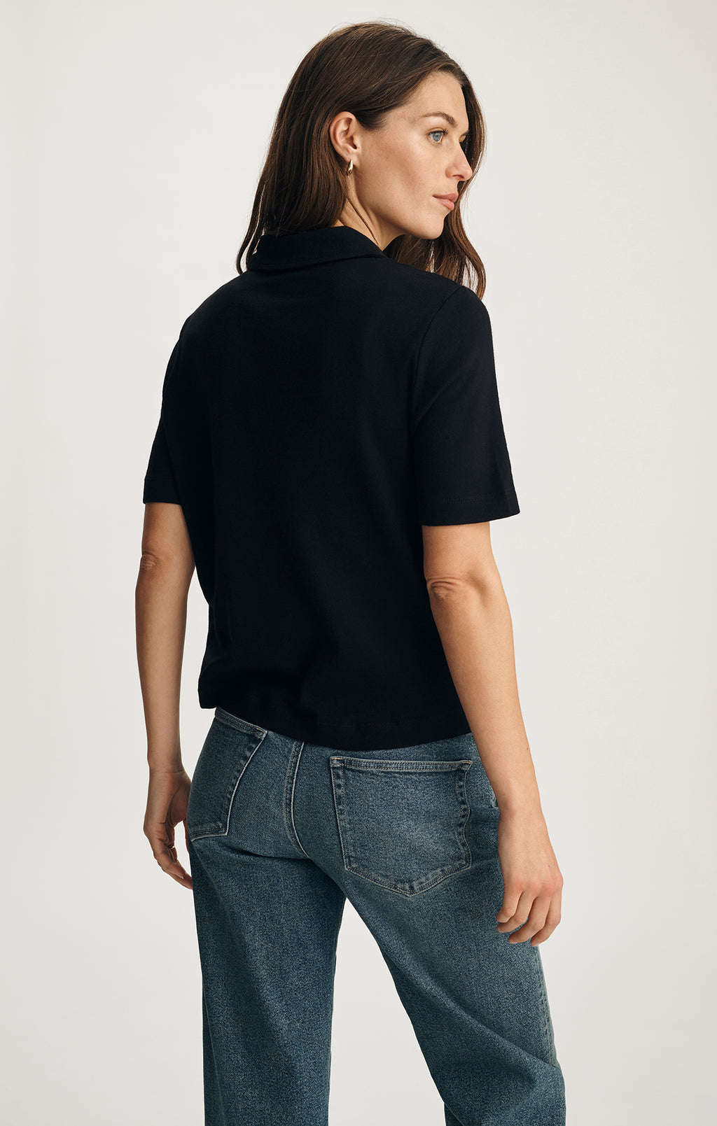EDITION POLO T-SHIRT IN BLACK