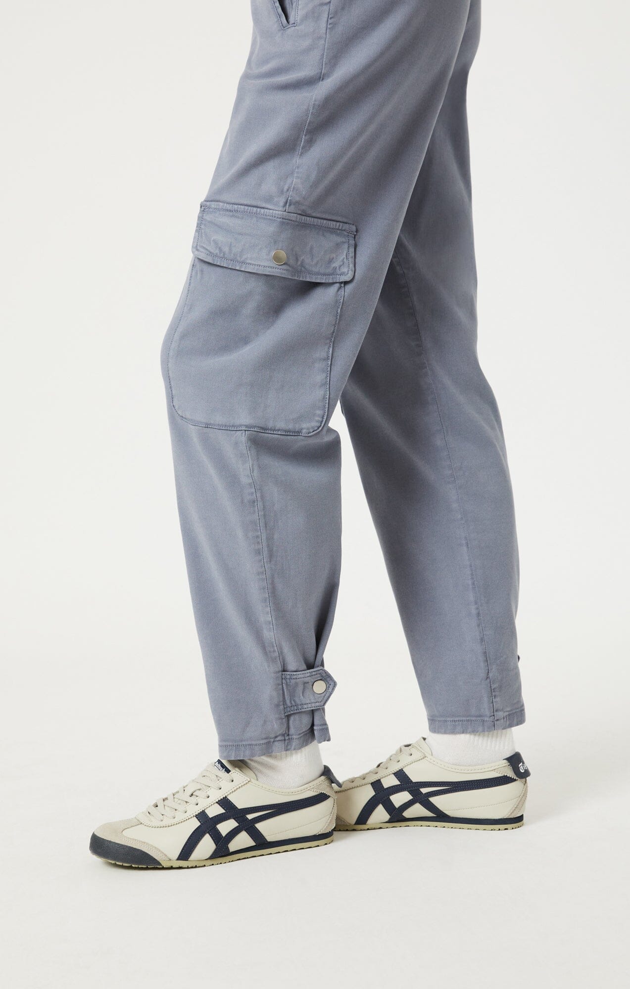 ELSIE CARGO PANTS IN FLINT STONE LUXE TWILL - Mavi Jeans