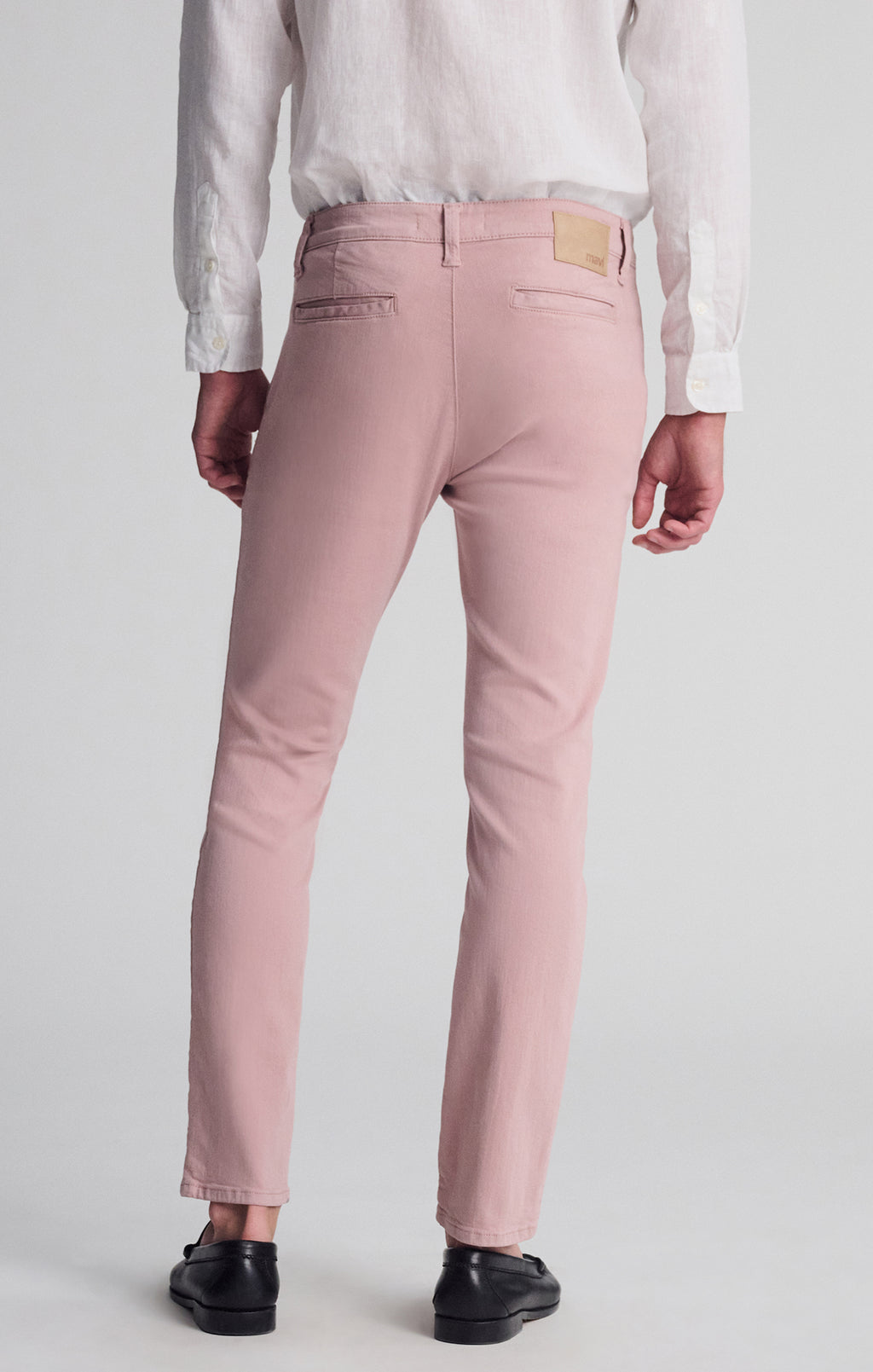 MILTON SLIM STRAIGHT CHINO IN WOODROSE LUXE TWILL - Mavi Jeans