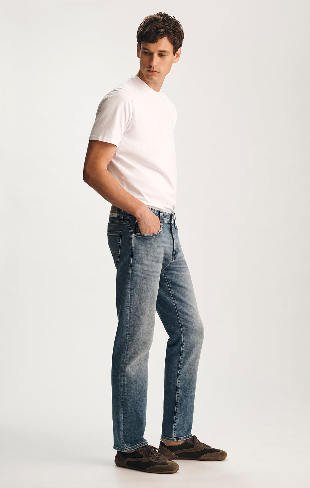 ZACH STRAIGHT LEG IN MID USED CLASSIC VINTAGE - Mavi Jeans