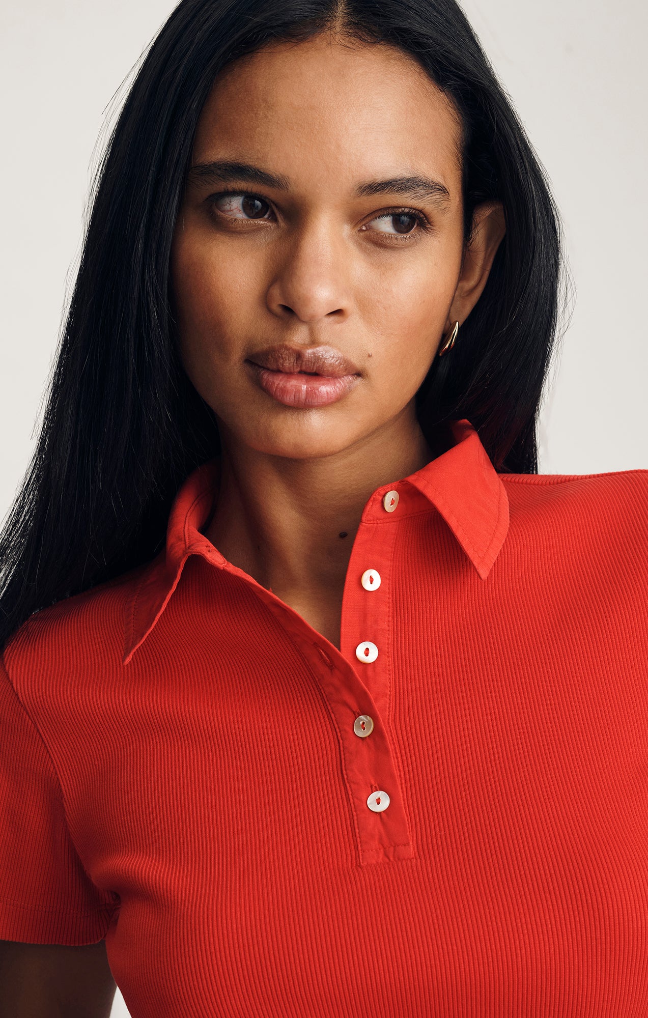 POLO T-SHIRT IN RED - Mavi Jeans