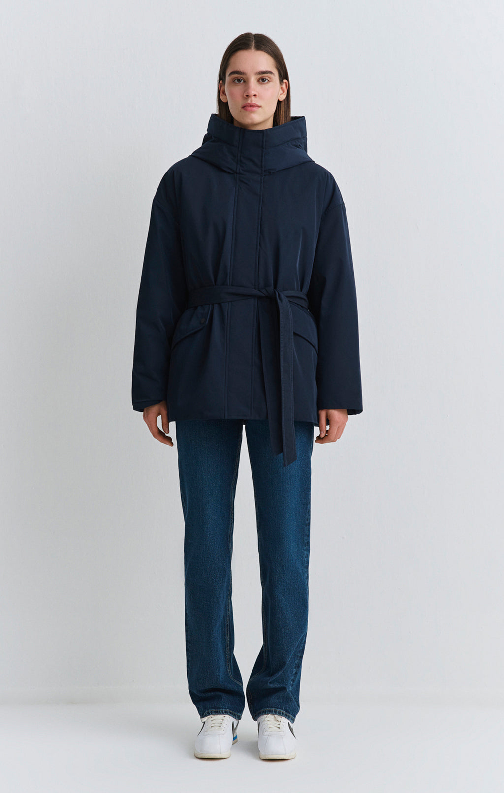 HOODED PARKA IN NIGHT SKY - Mavi Jeans