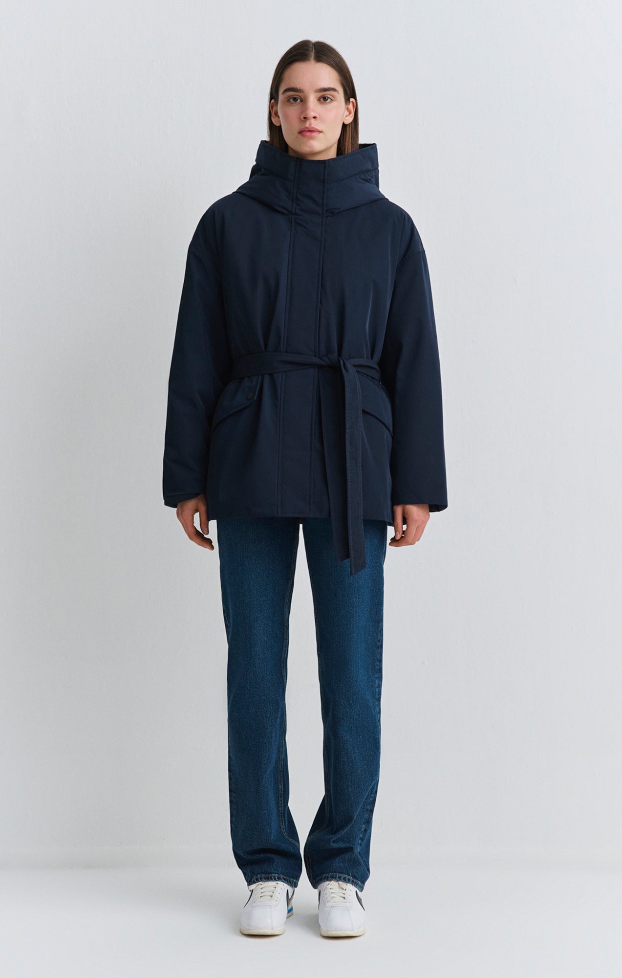 HOODED PARKA IN NIGHT SKY - Mavi Jeans